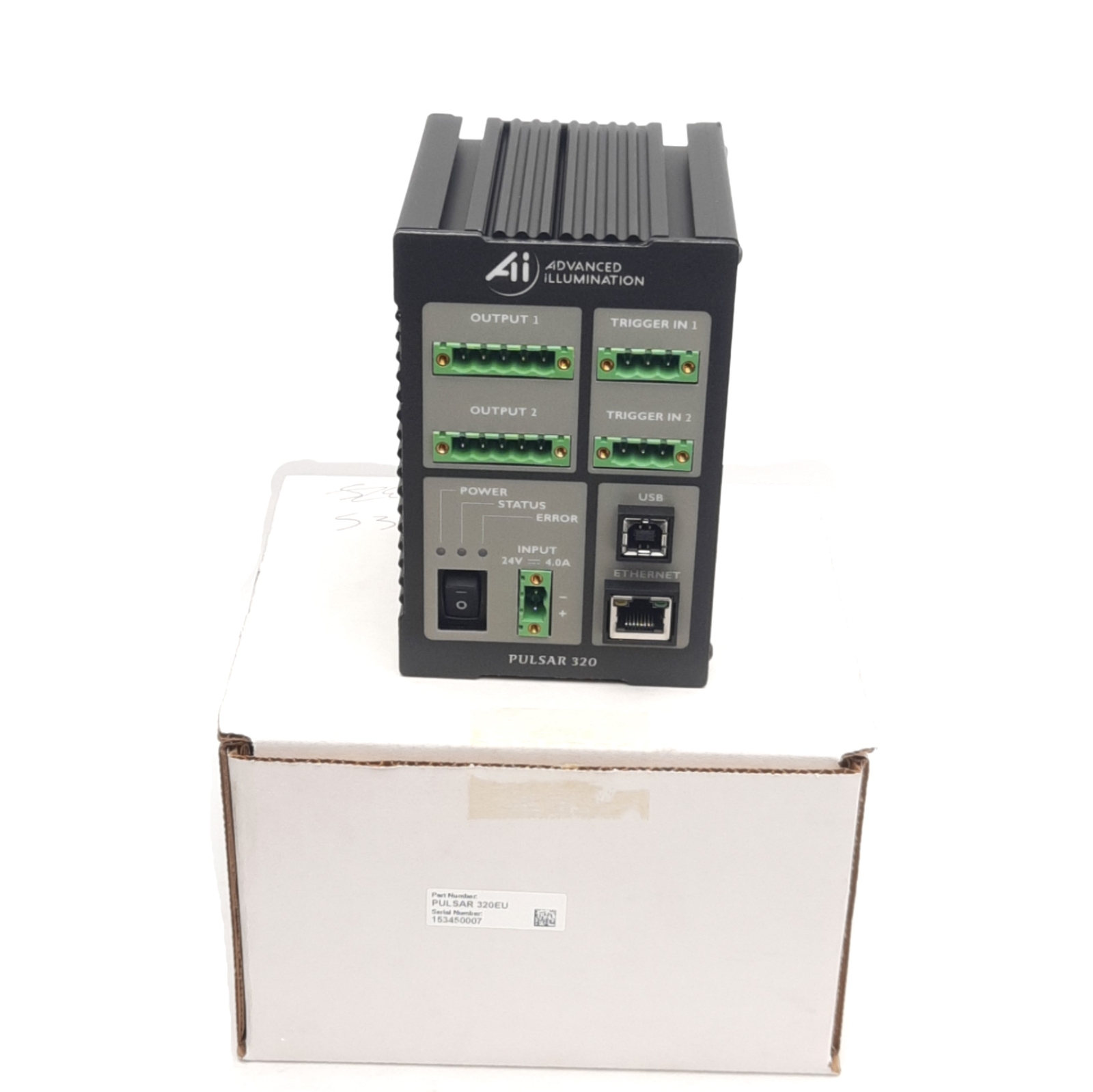 Advanced Illumination PULSAR320EU Strobe Light Controller, 24VDC 4.0A Supply