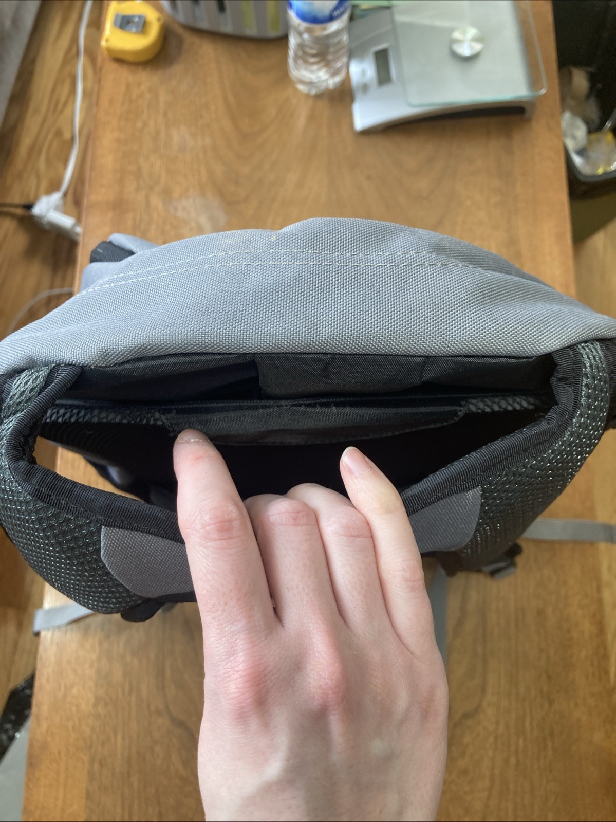 COCHLEAR Recipient Backpack Rucksack Grey Gray Black Bag P743078 24L NWOT