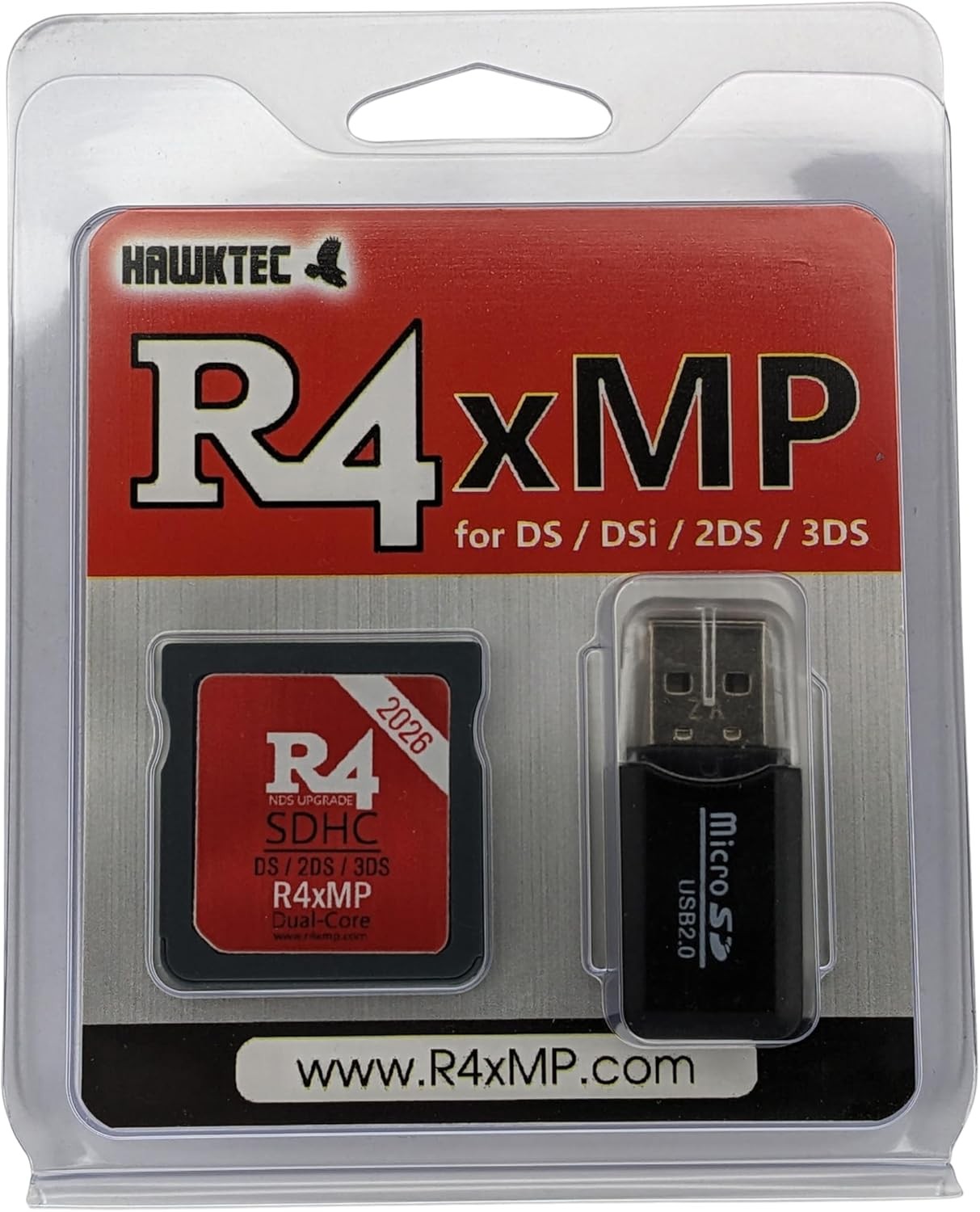 R4 2026 R4xMP SDHC Dual Core Update Adapter Memory Card for NDS DS DSI 2DS 3DS