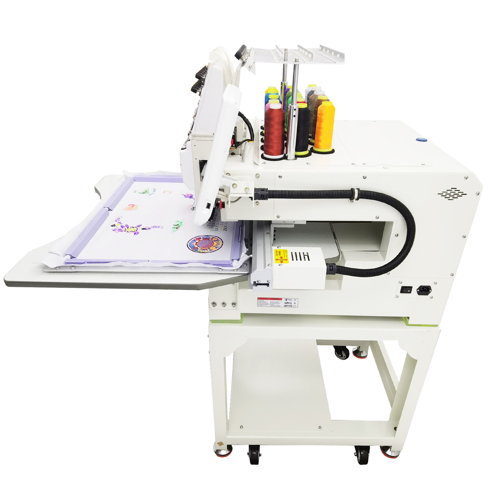 15-Needle Computerized Embroidery Machine 1000SPM Automatic Embroider 110-220V