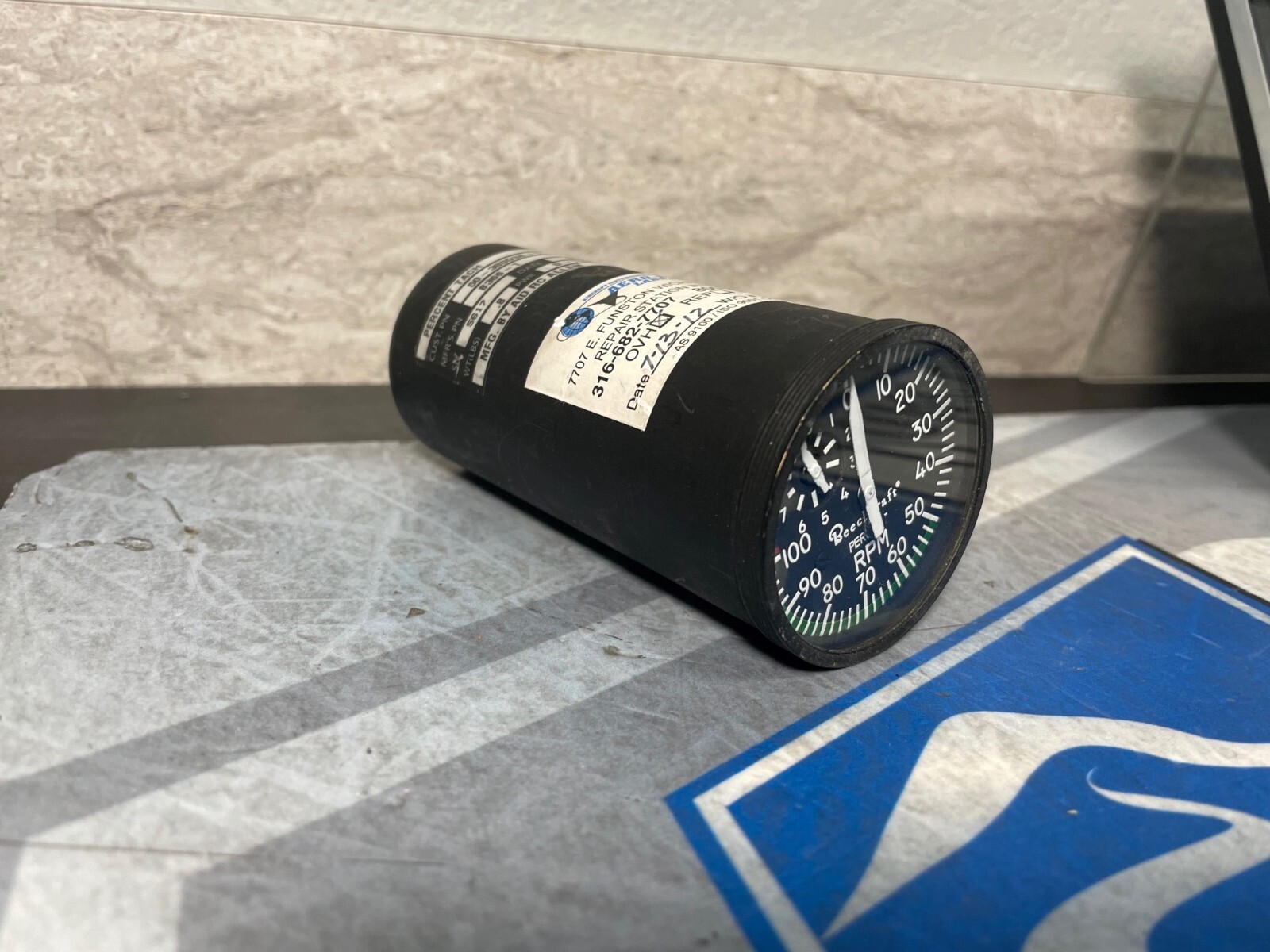 Tachometer Indicator B366-1 Removed Working