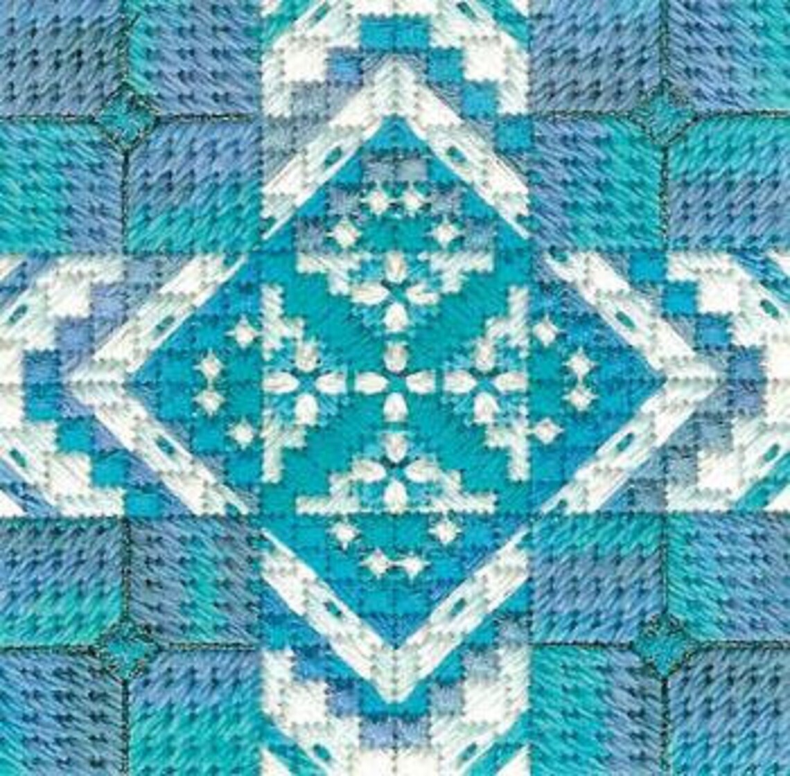 Needle Delights Originals Color Delights Turquoise Chart