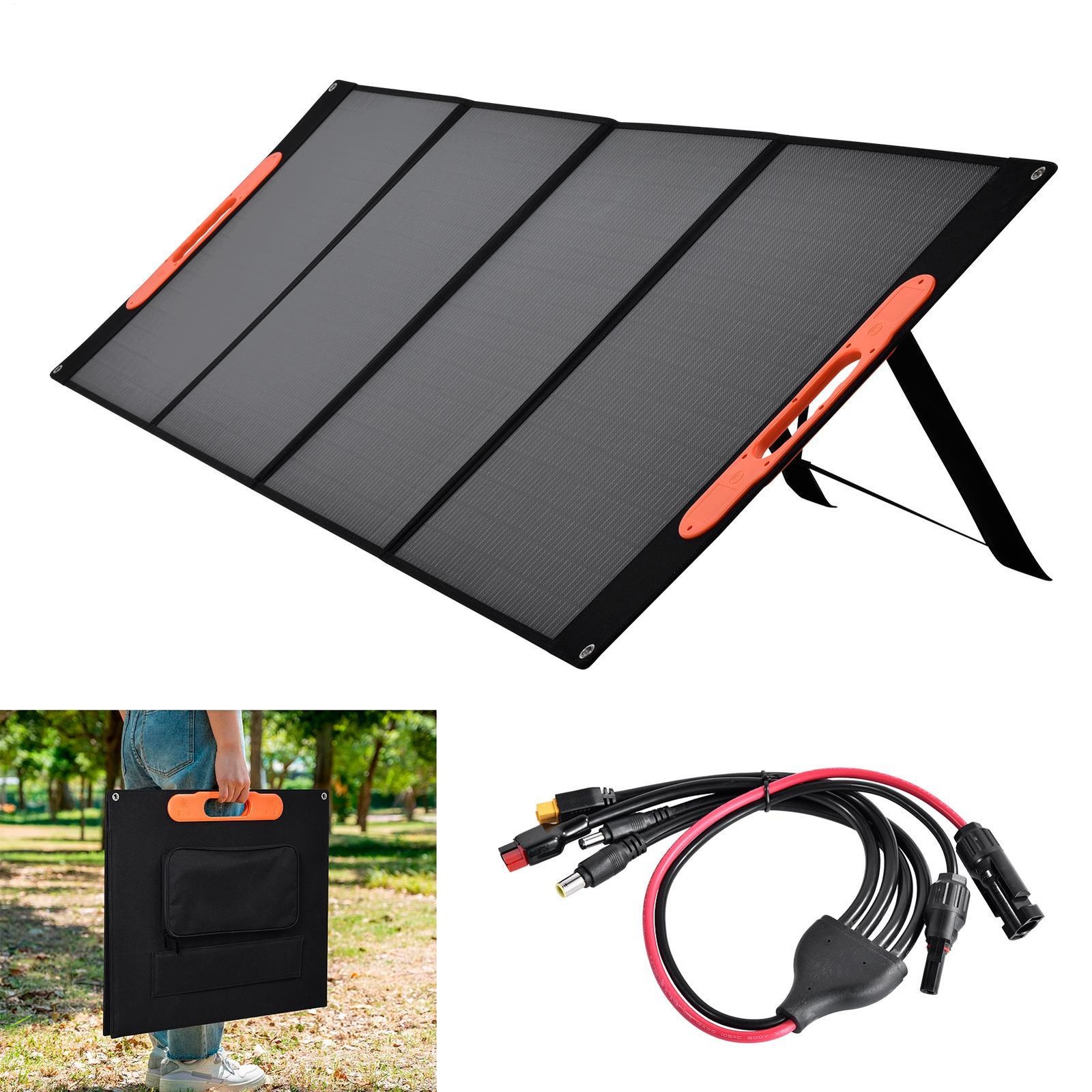 400W Portable Solar Panel Waterproof IP66 Foldable Solar Panel kit Brand New---