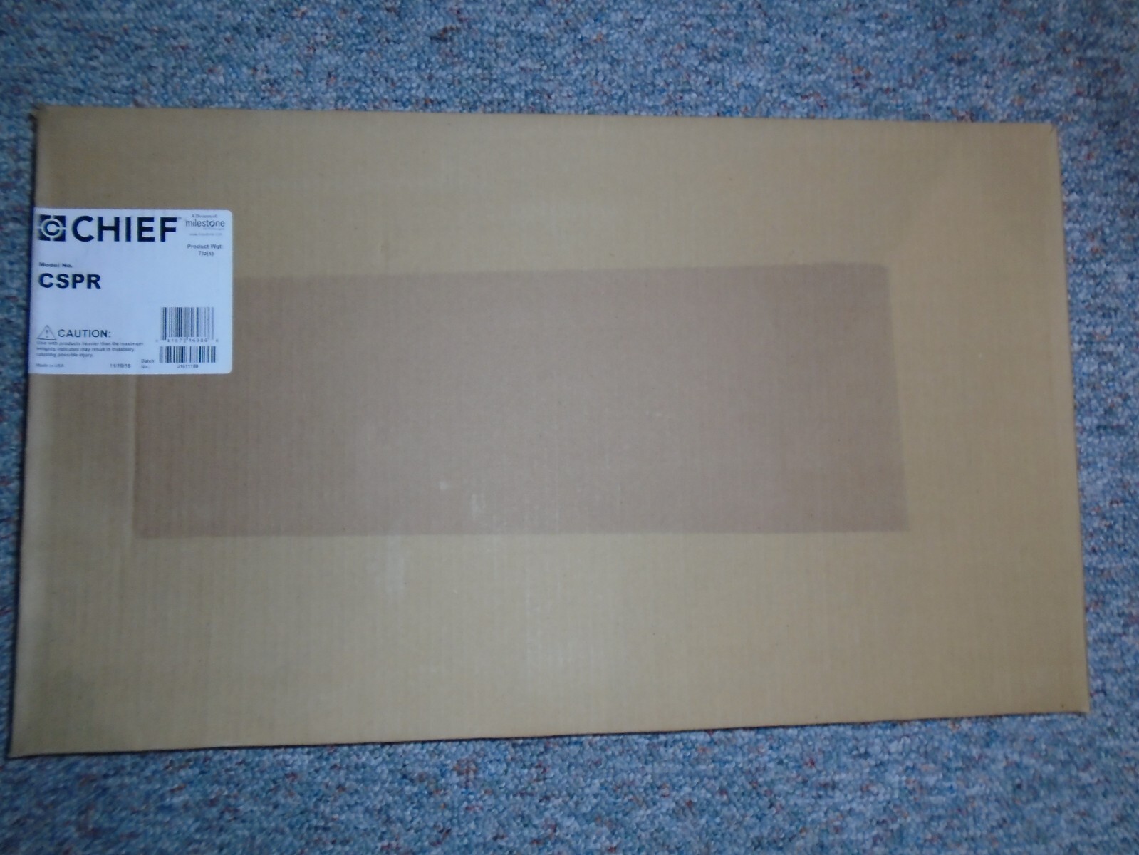 Chief CSPR Flat Panel Display Wall Mount Component Storage Panel *NEW*