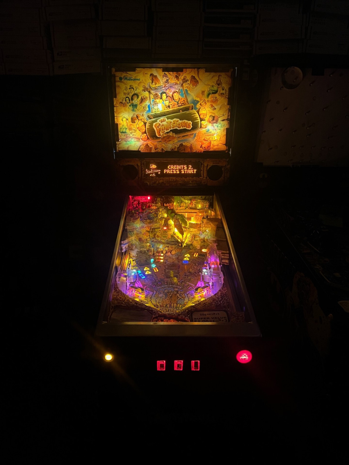 FLINTSTONES Complete LED Lighting Kit custom SUPER BRIGHT PINBALL LED KIT