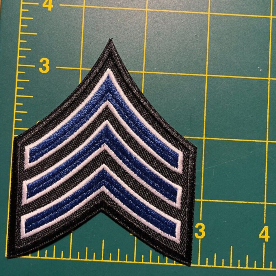 chevron patches two sergeant chevron patches 2 7/8" x 3.5" Sergeant chevron 2 pc