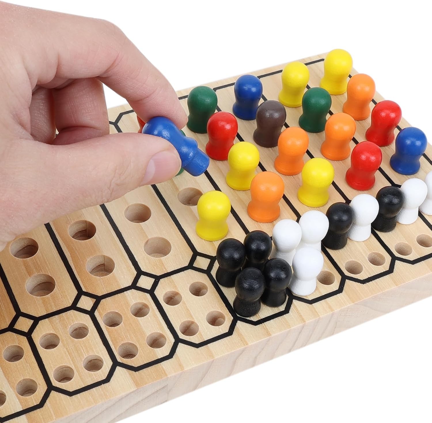 Code Breaker Board Game - Wooden Strategy Game of Codemaker vs. Codebrea