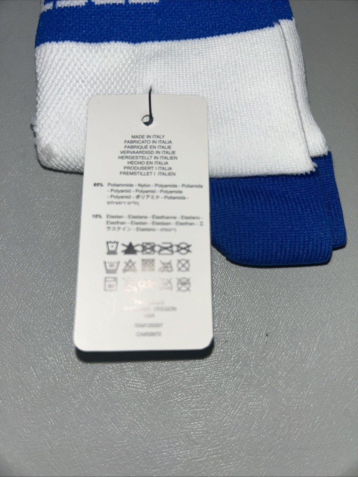 Castelli The Weather Channel Summer Cycling Socks One Pair L/XL New W Tags