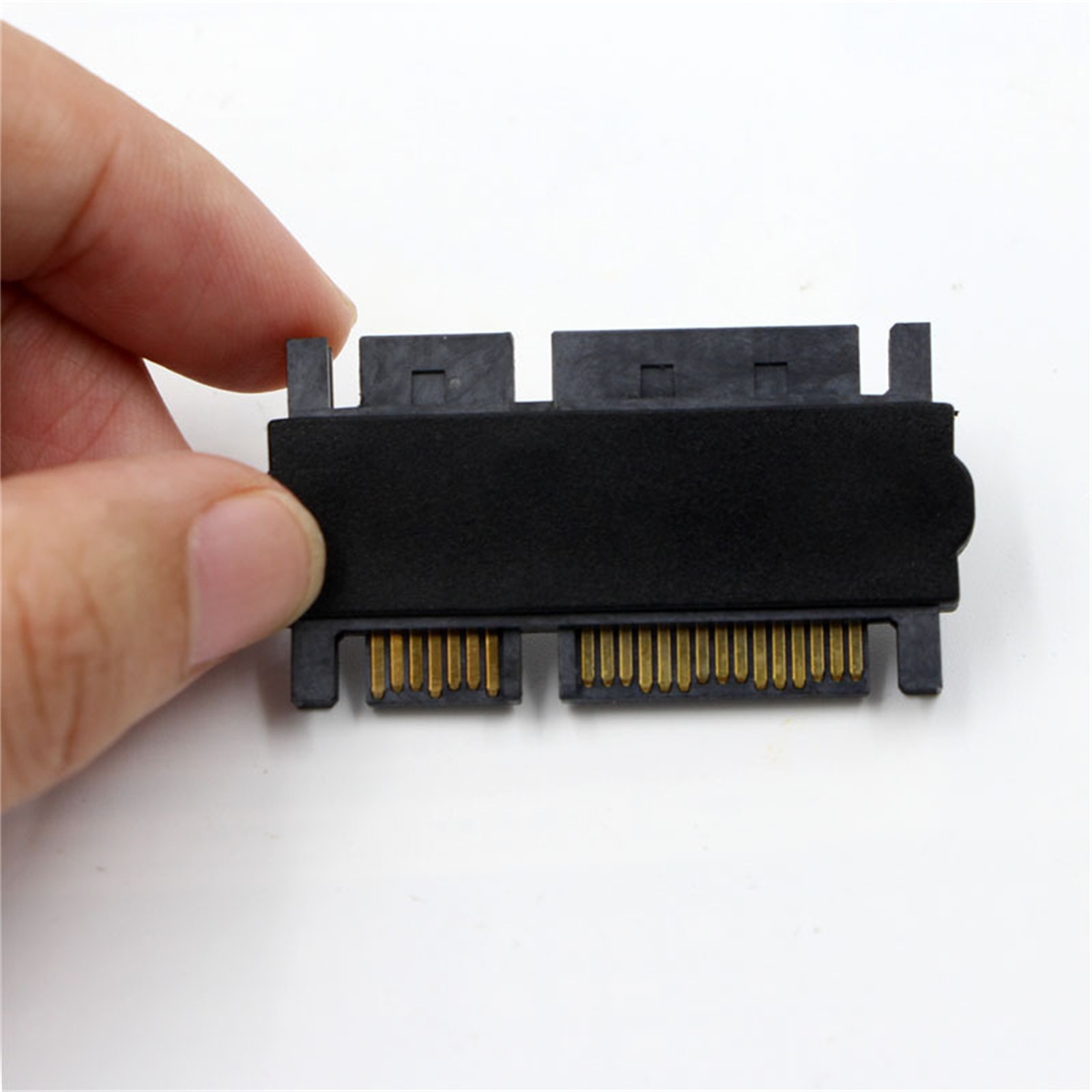 SATA 22Pin Male to SATA 22Pin Male Extension Convertor Straight Adapter Card