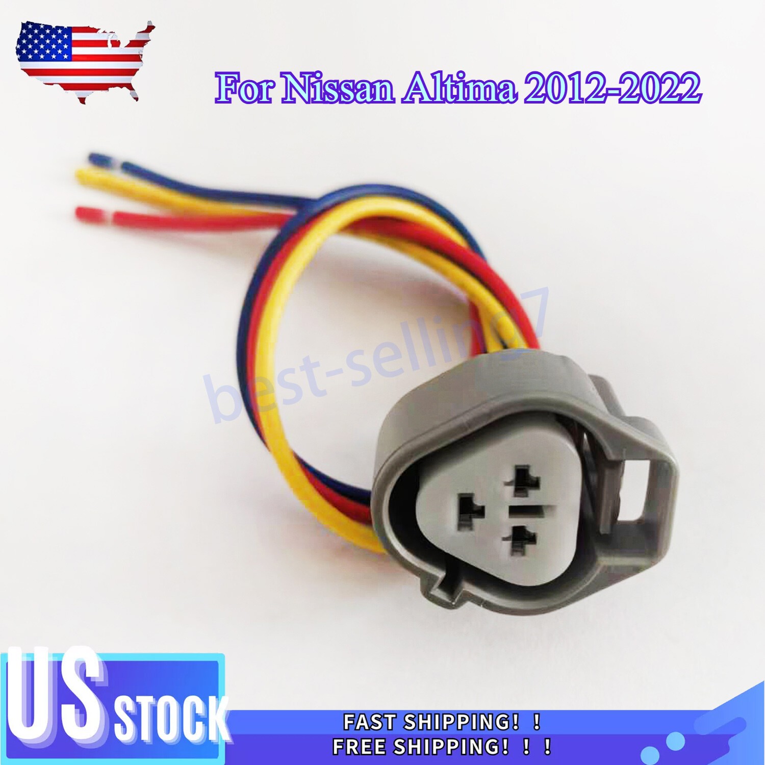 New 3-Pin Front Turn Signal Light Connector Pigtail For Nissan Altima 2012-2022