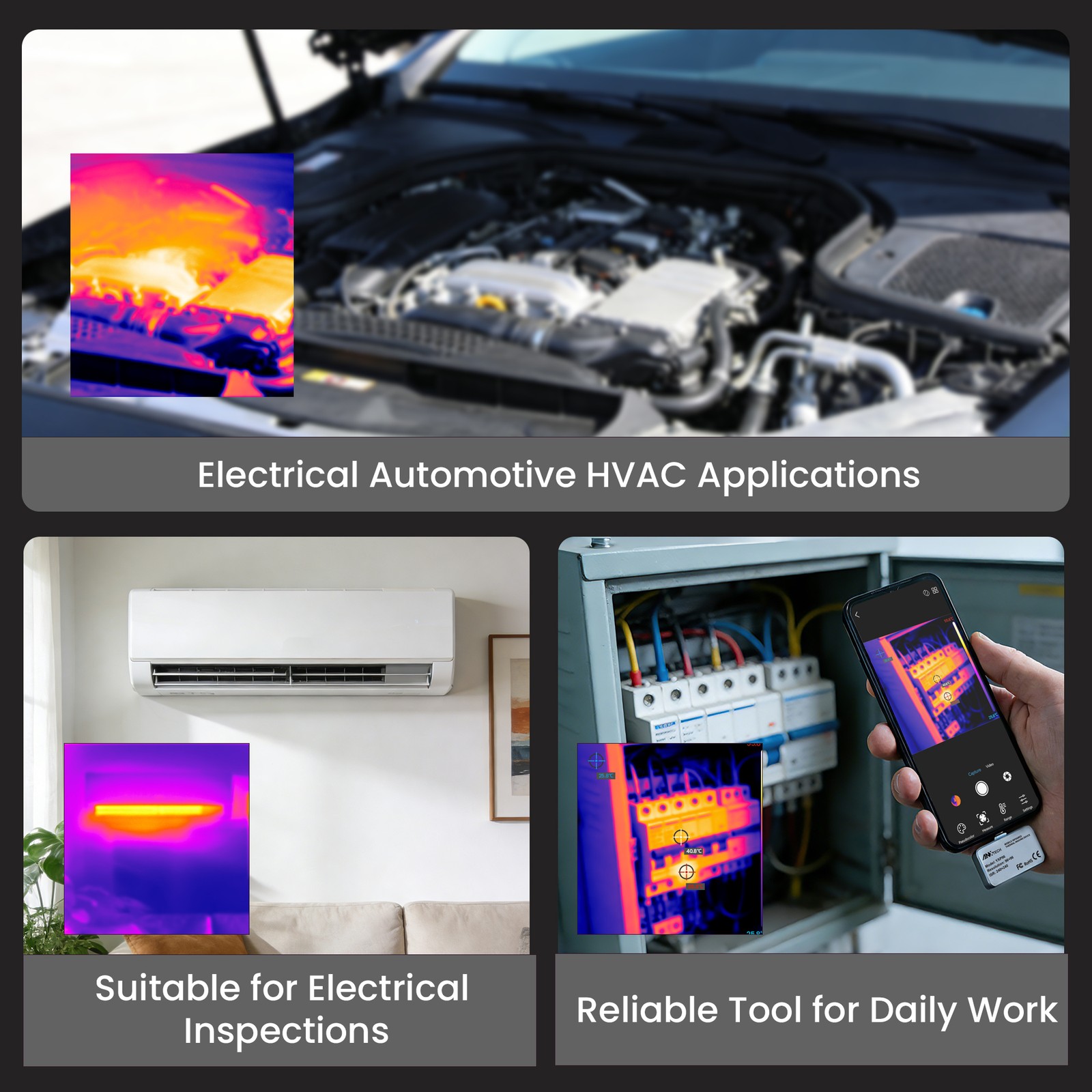 ANXTECH Infrared Thermal Imaging Camera for Android TISR Resolution 240*240