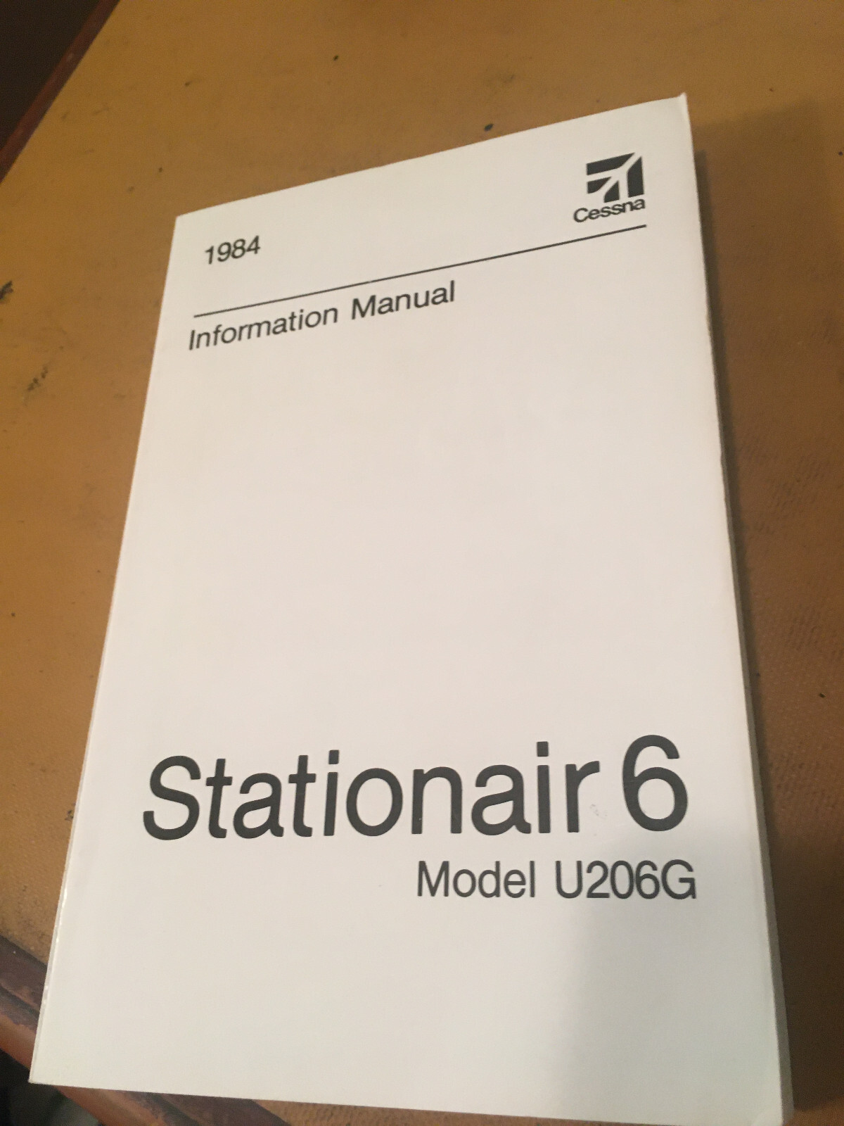 1984 Cessna U206G Stationair 6 Pilot's Information Manual
