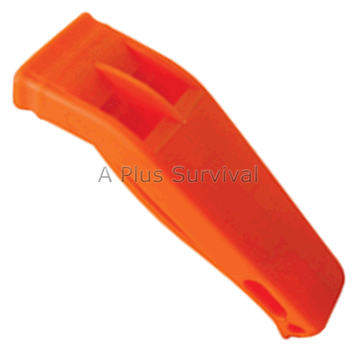 Lot of 12 Bright Orange Floating Safety Whistle with Clip for Emergency Kits