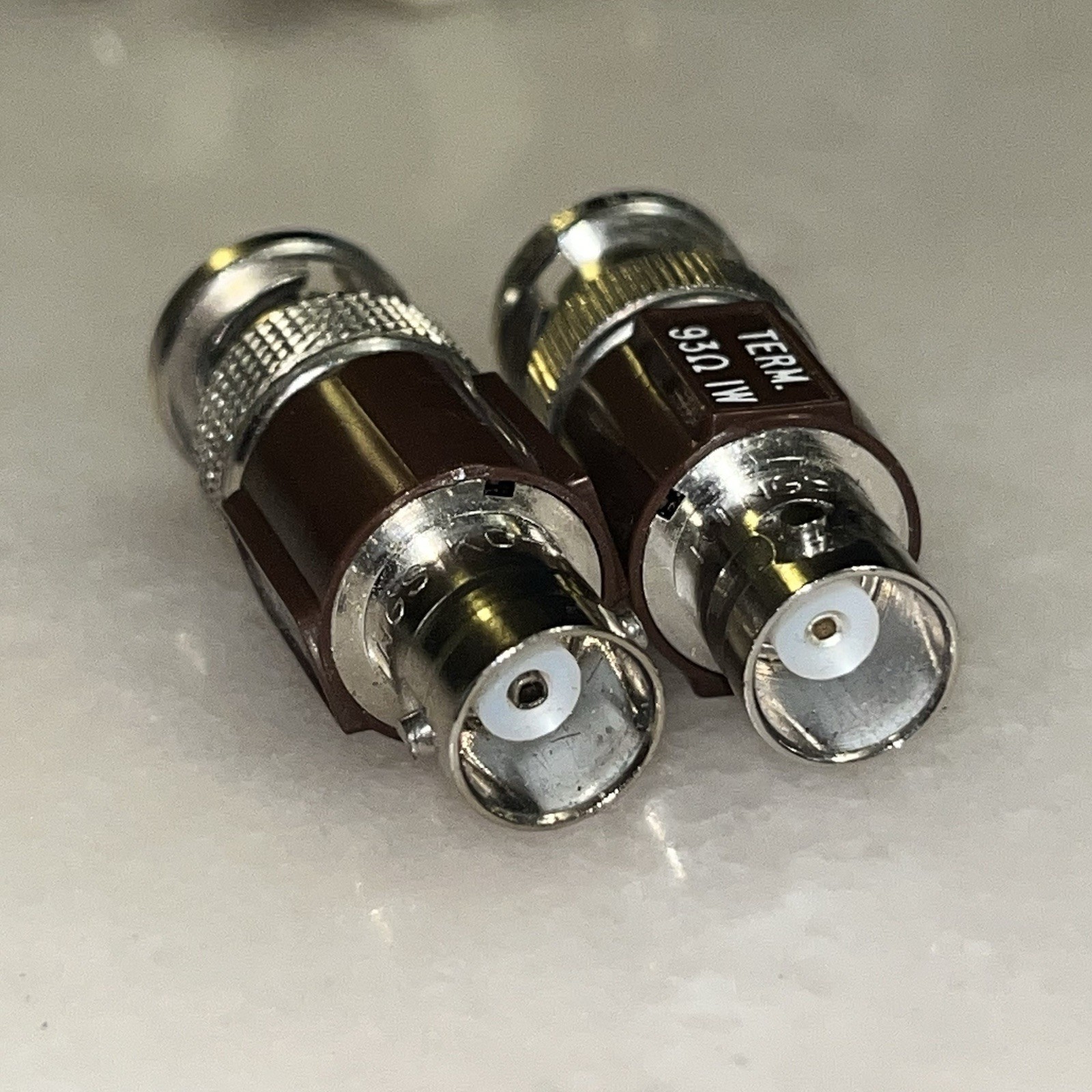 Lot of 2 — TEKTRONIX 011-056 93OHM 1W ATTENUATOR