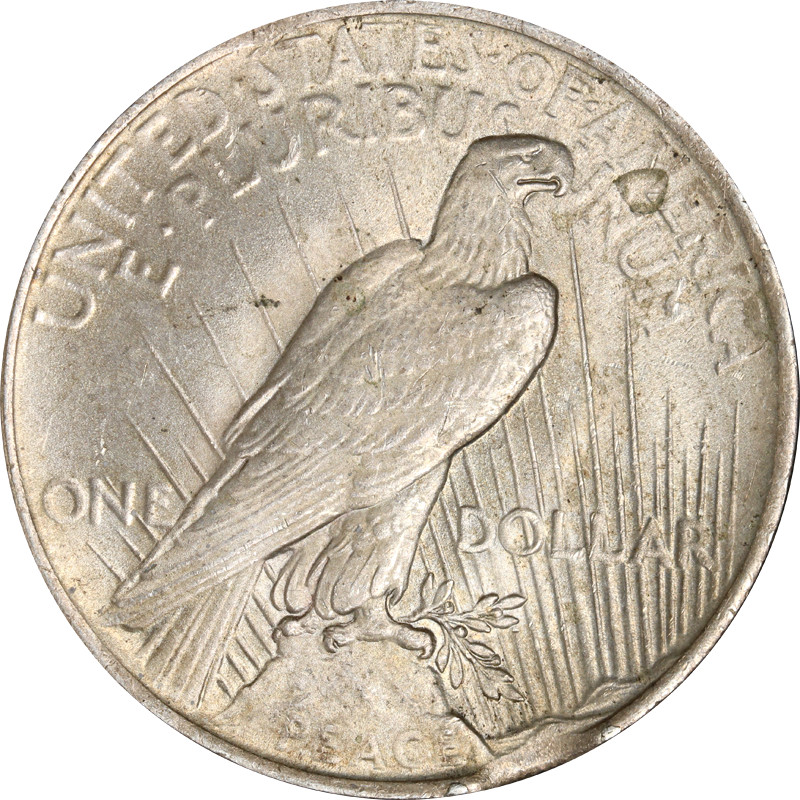 1923-P Peace Dollar - Clipped Planchet