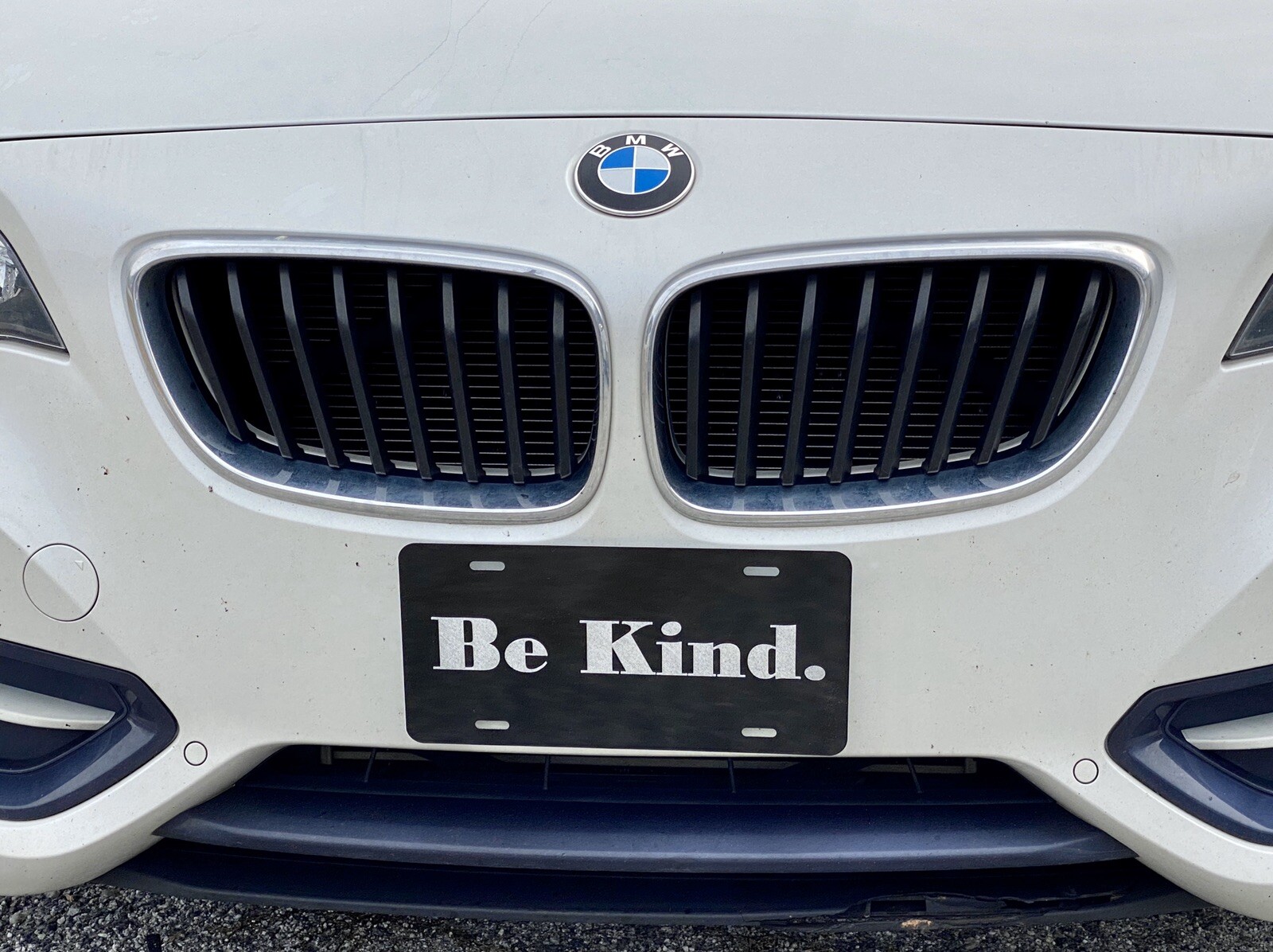 Engraved License Plate Vanity Tag Custom Etched Be Kind Great Gift