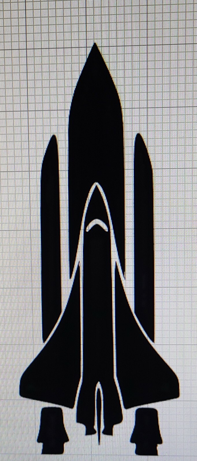 Goblin Space Shuttle Satellite Alpha V-2 model rocket decal custom rocket decals