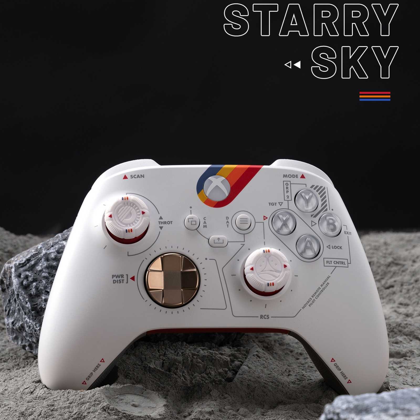 GeekShare Thumbstick Grips for XSX/XBOX ONE Controller Starry Sky 4PCS Silicone