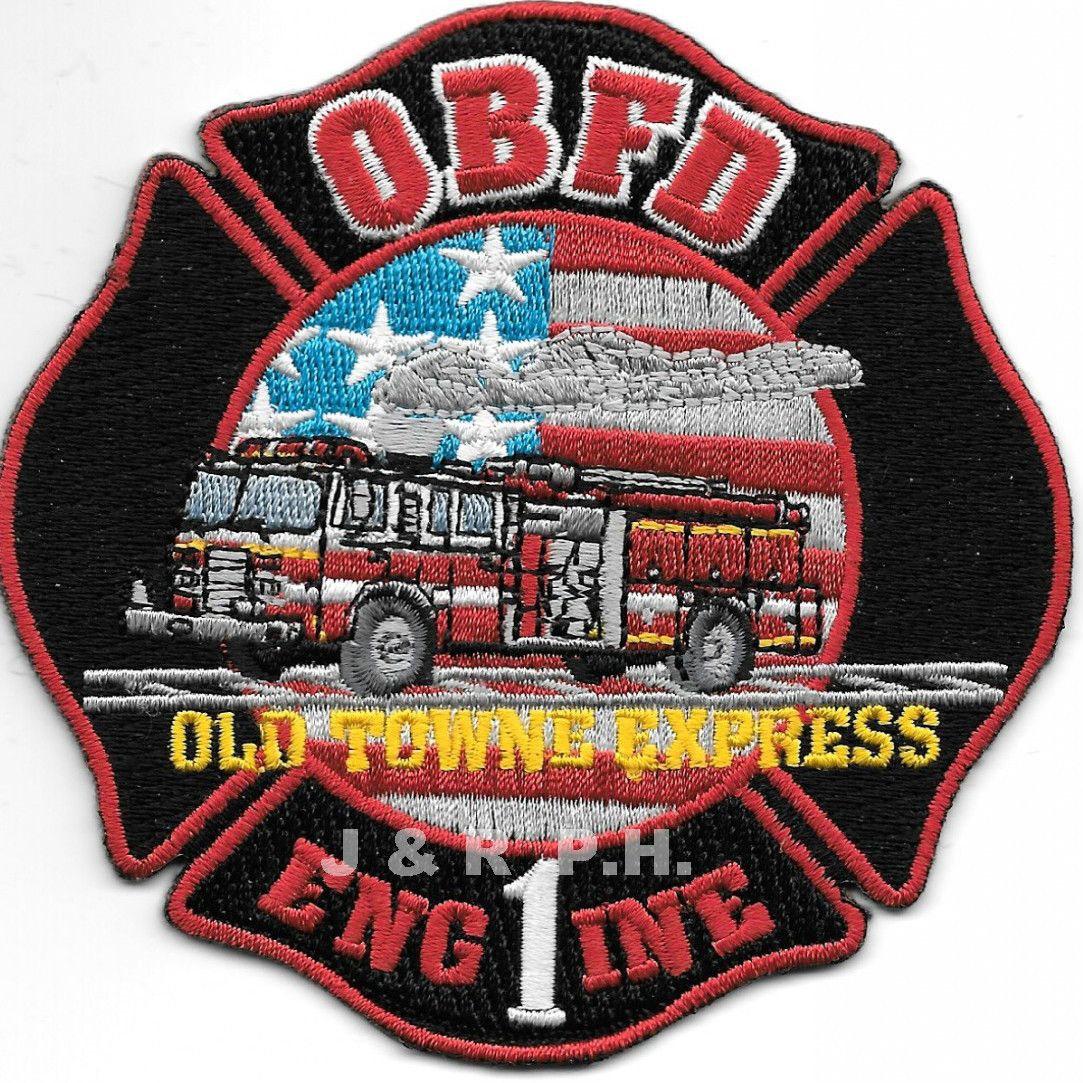 Olive Branch  Engine-1  "Old Towne Express", MS  (4" x 4" size) fire patch