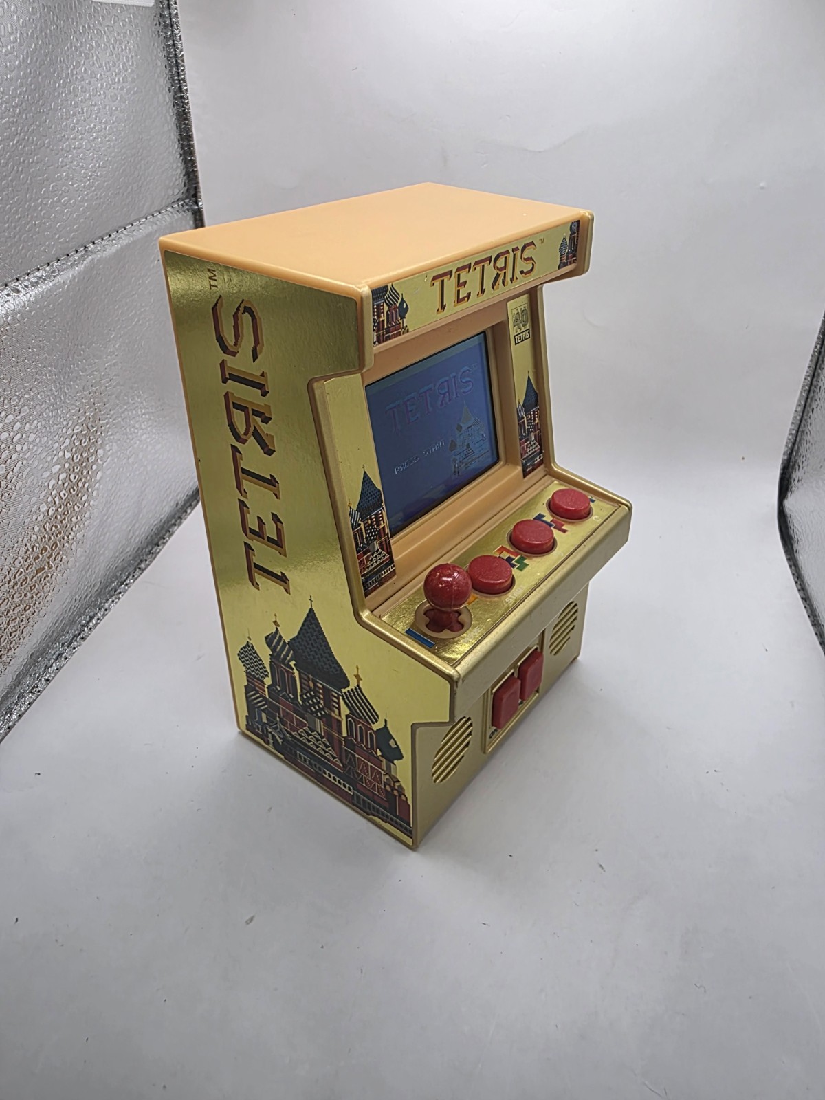 Tetris Hand Held Classic Arcade Mini Retro Game Black Tested & Working