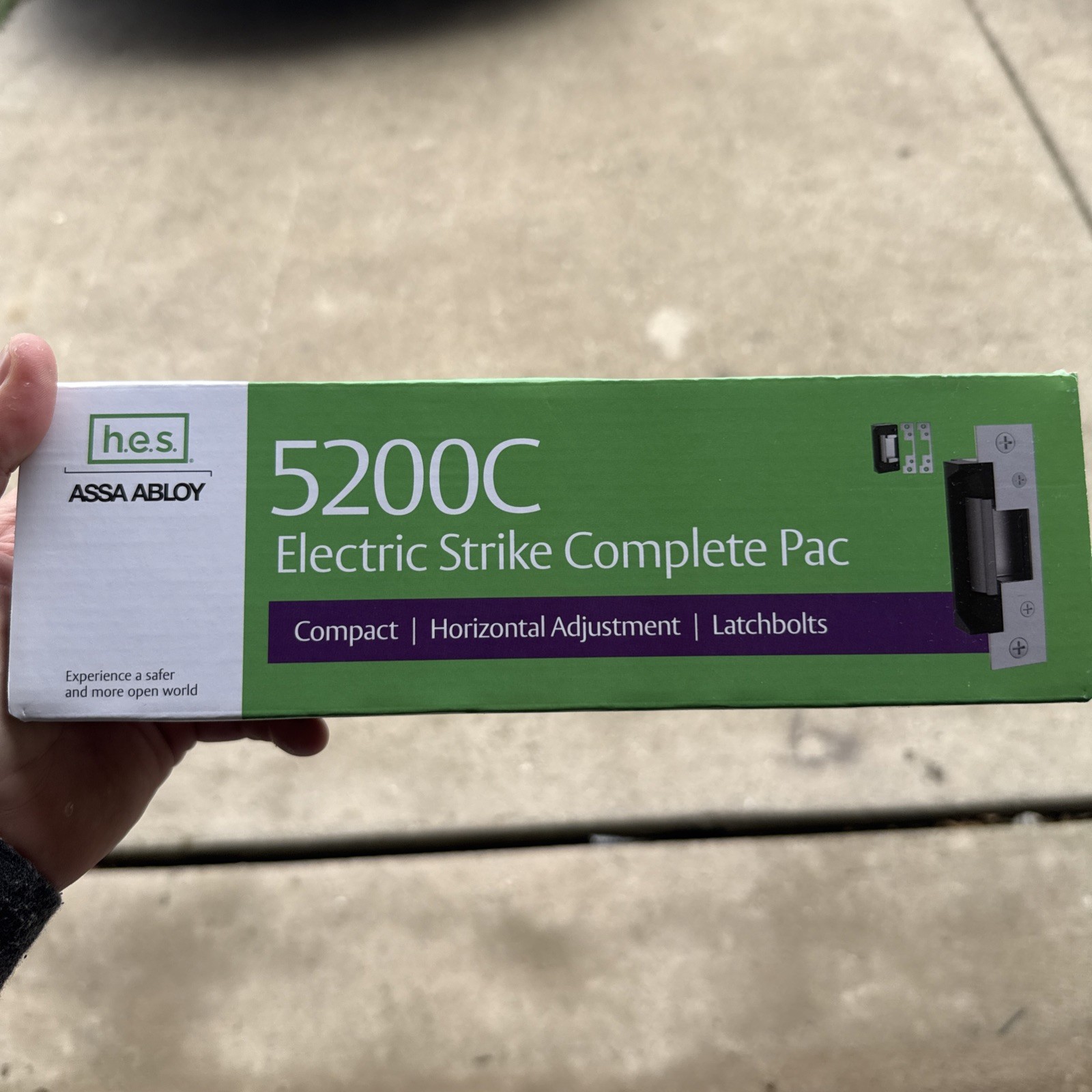 5200C 12/24D-630 Assa Abloy HES Electric Strike Complete Package