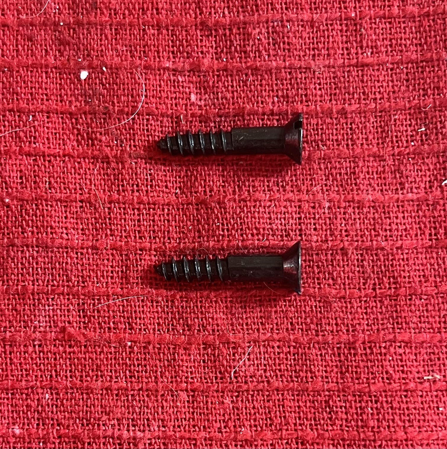 Butt Plate Wood Screw Set - #8 x 7/8th inch - Set of 2