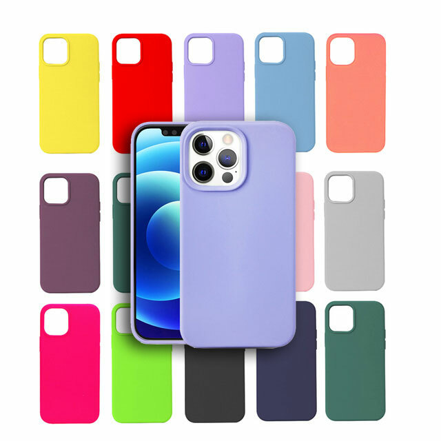 iPhone 14/ 14 Plus/ 14 Pro/14 Pro Max- Liquid Silicone Gel Case Slim Soft Cover