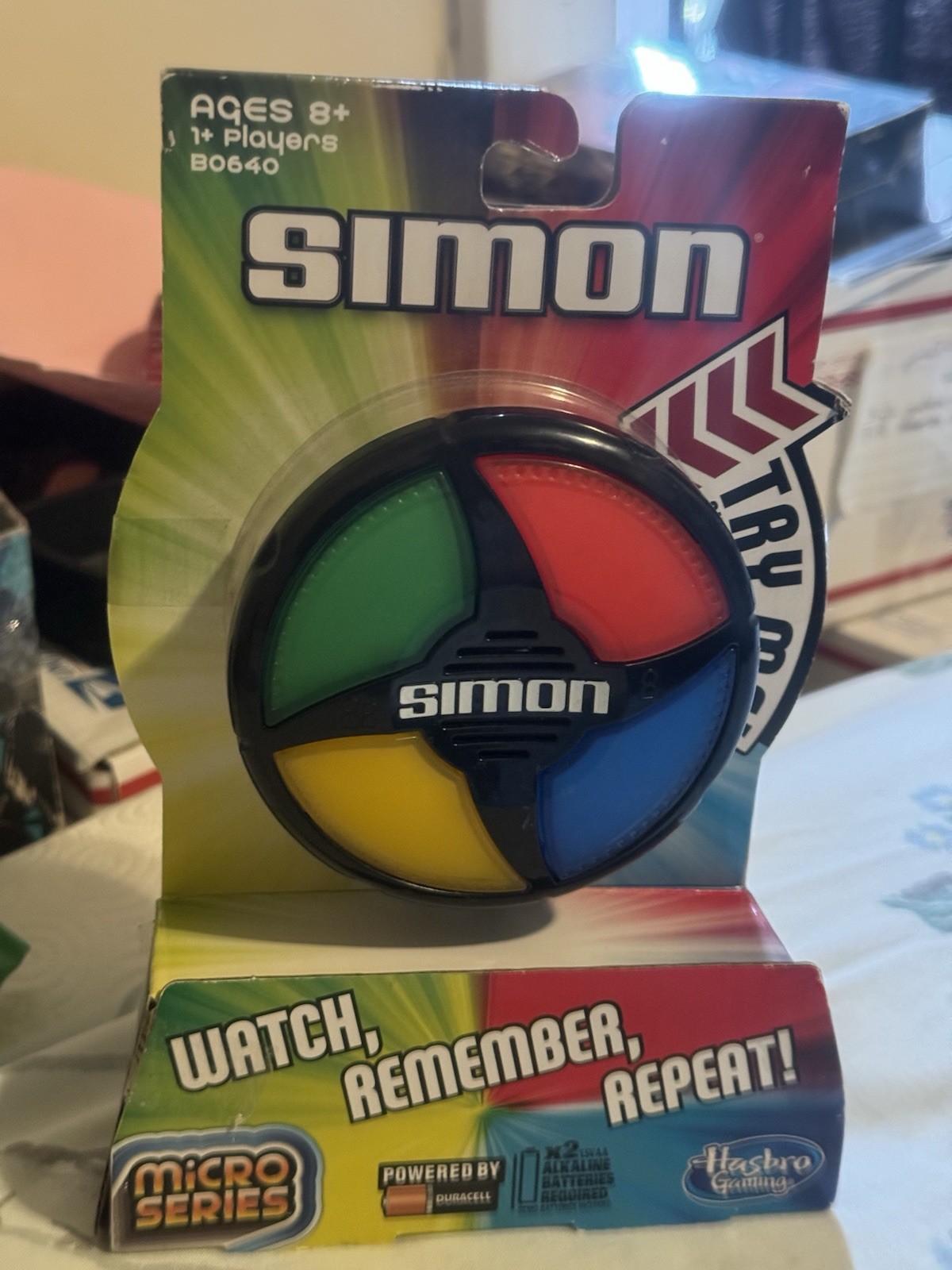 Simon Micro Series Game Hasbro Gaming VTG handheld memory game Brand New