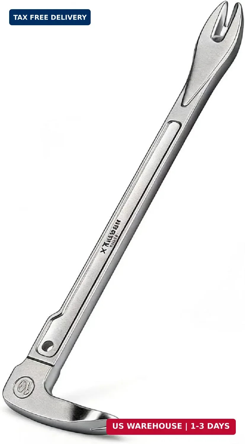 Pry Bar, 10 Inch Cats Paw Nail Puller, Mini Crowbar for Home Remolding & Woodwor