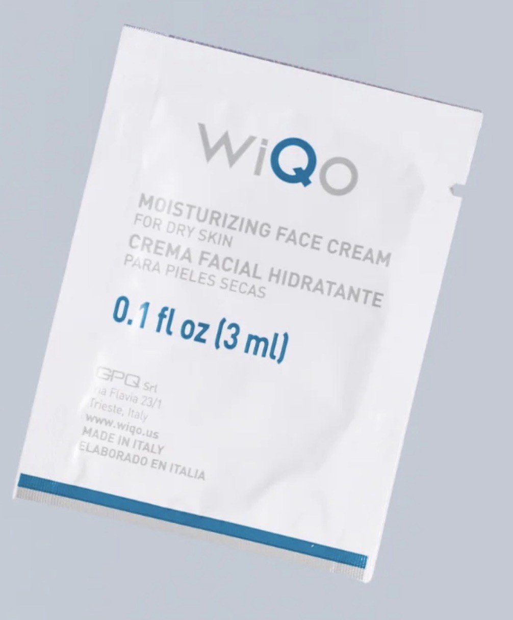 10 x WiQo Nourishing And Moisturizing Cream For Dry Skin Sachets Samples 3ml