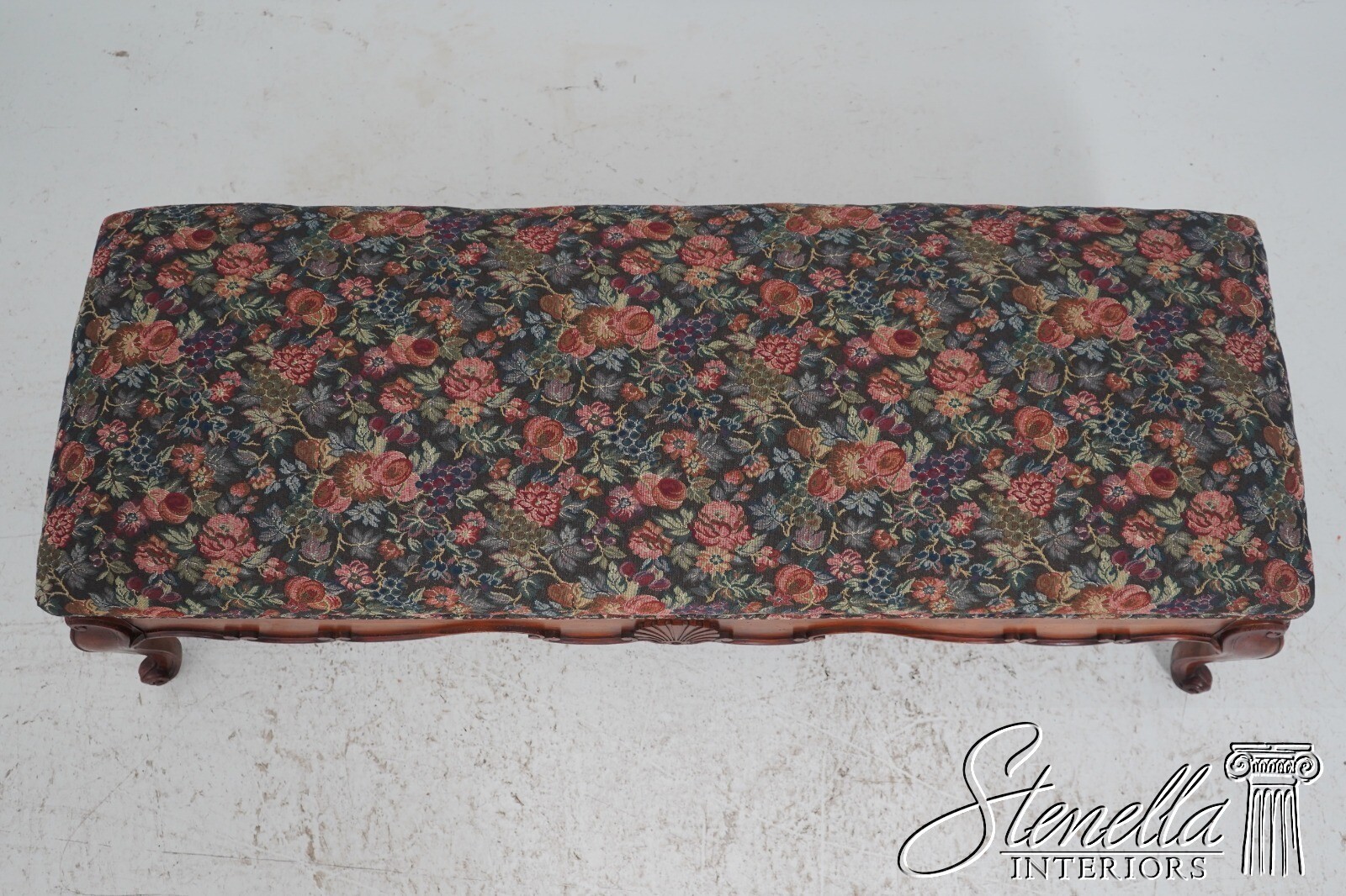 L64191EC: Tapestry Upholstery French Style Long Window Bench