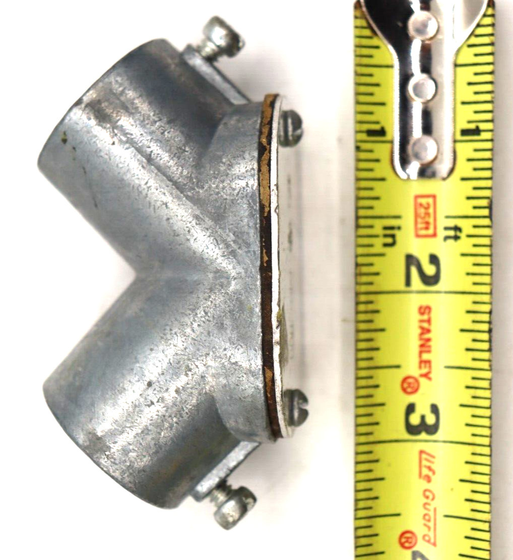 3/4" Pulling Elbow, Rigid, Female to Female, Unthreaded, Set Screws, Zinc, New