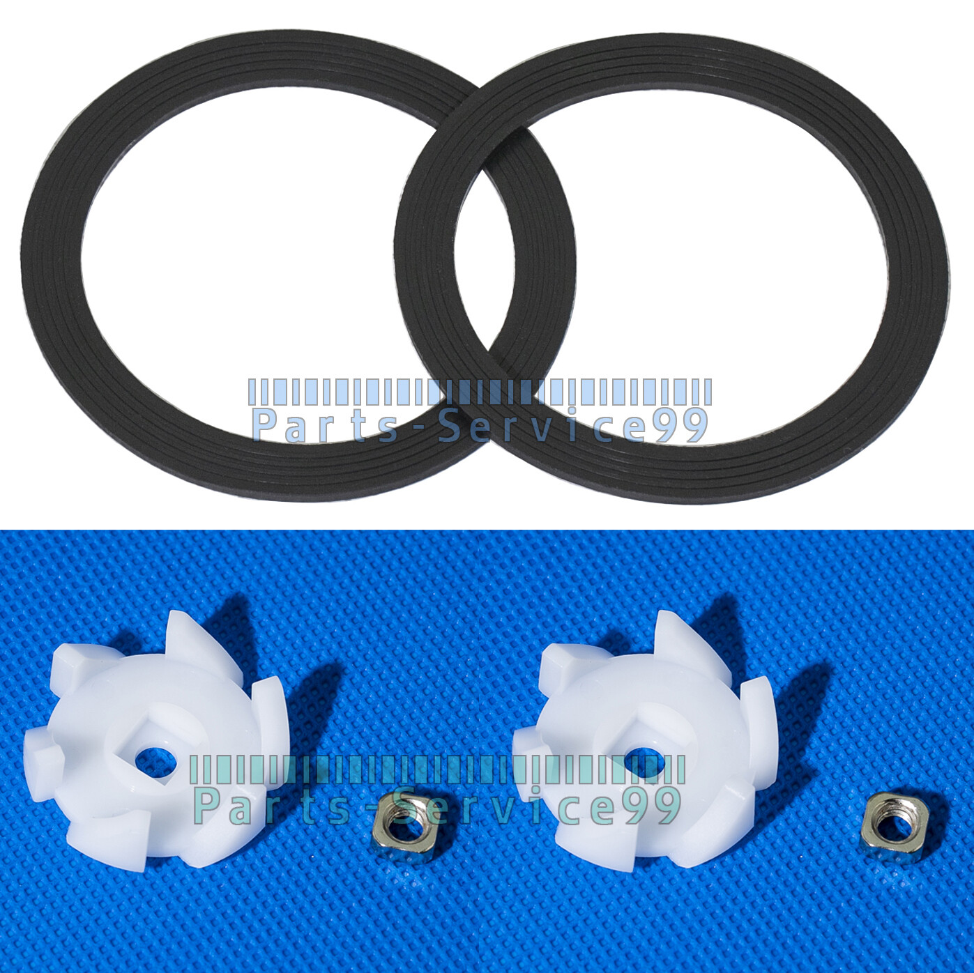 Blade Gaskets & Clutch Gears For Braun Blender MX2000 & MX2050 4184-625