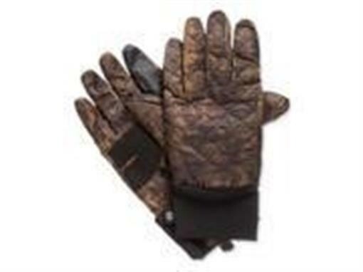 Isotoner Mens Quilted Smart Touch Gloves brown Small Medium Camouflage