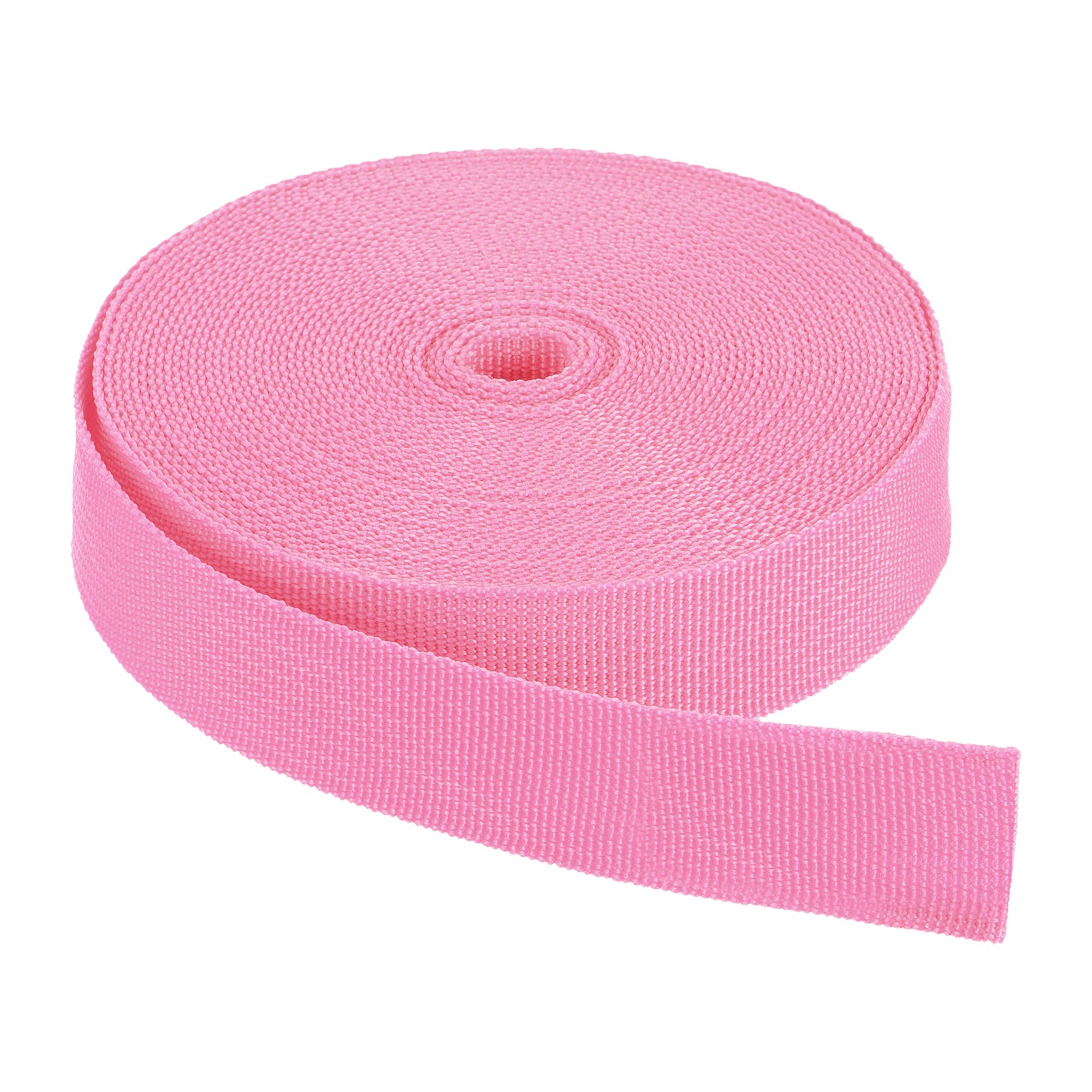 Nylon Webbing Strap 10 Yards 1" Polypropylene Lightweight Strap Pink