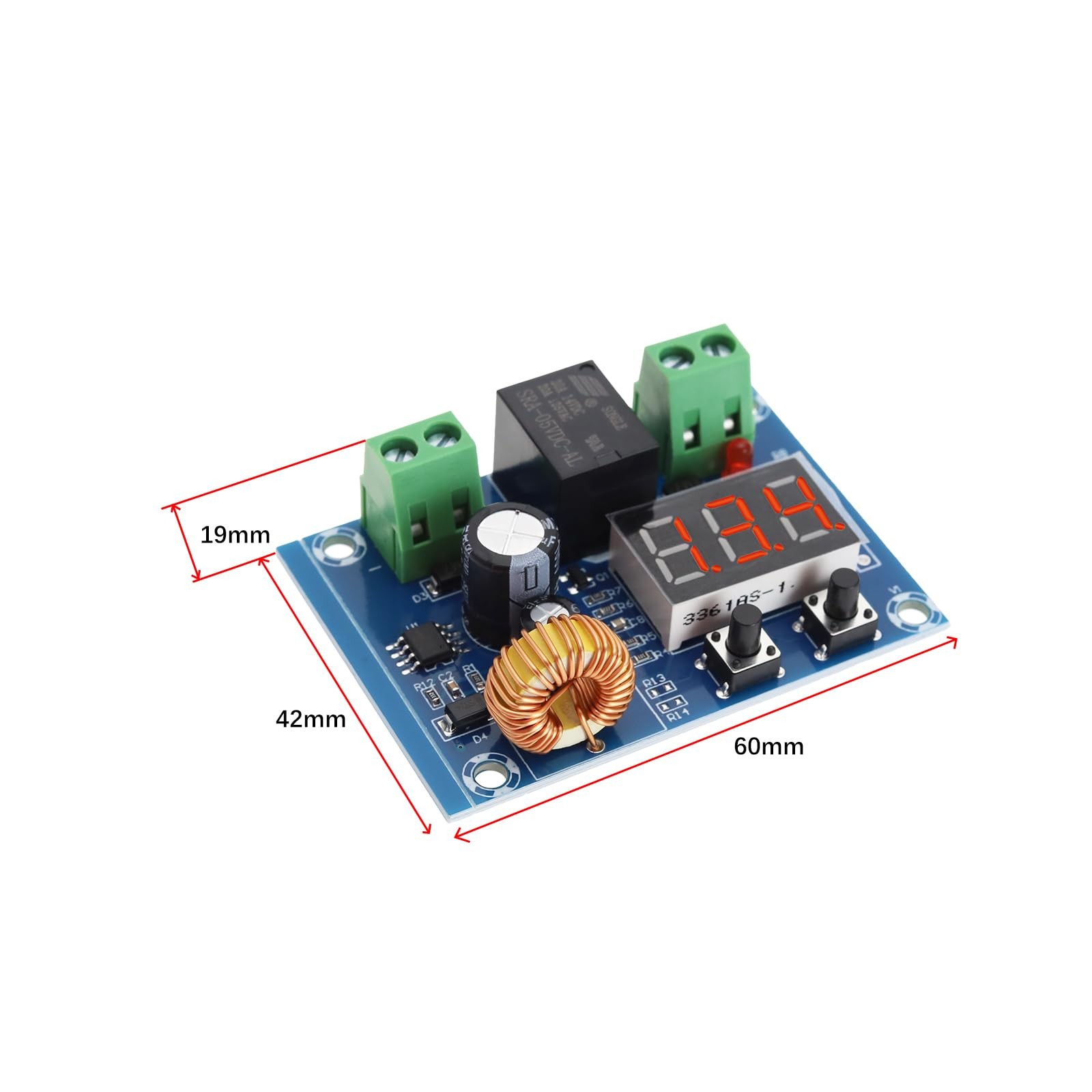 2pcs XH-M609 Battery Low Voltage Disconnect Module Low Voltage Cut Off with D...