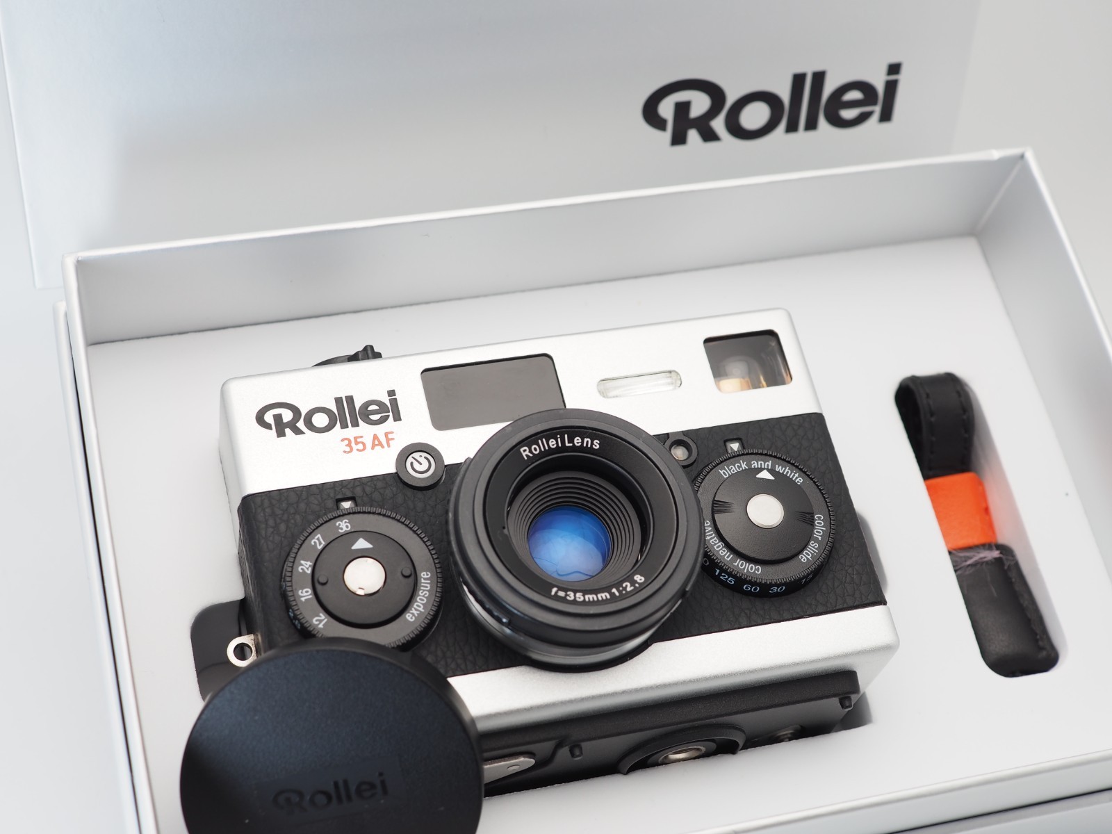 SALE US 1-Yr Warranty [Unused] Rollei 35 AF Silver 35mm Film Camera JAPAN J183