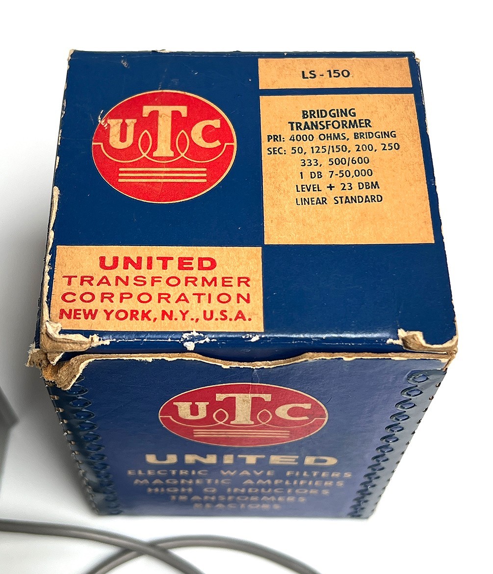 Vintage UTC LS-150 Bridging Transformer
