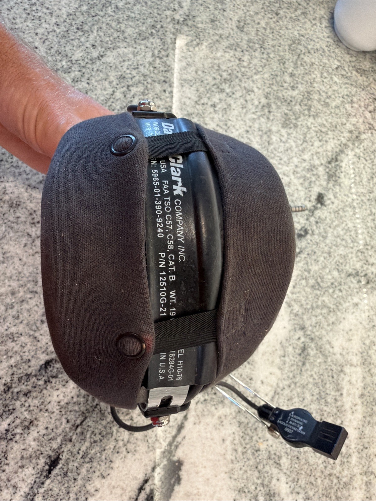 David Clark H10-76 Military Aviation Headset Microphone
