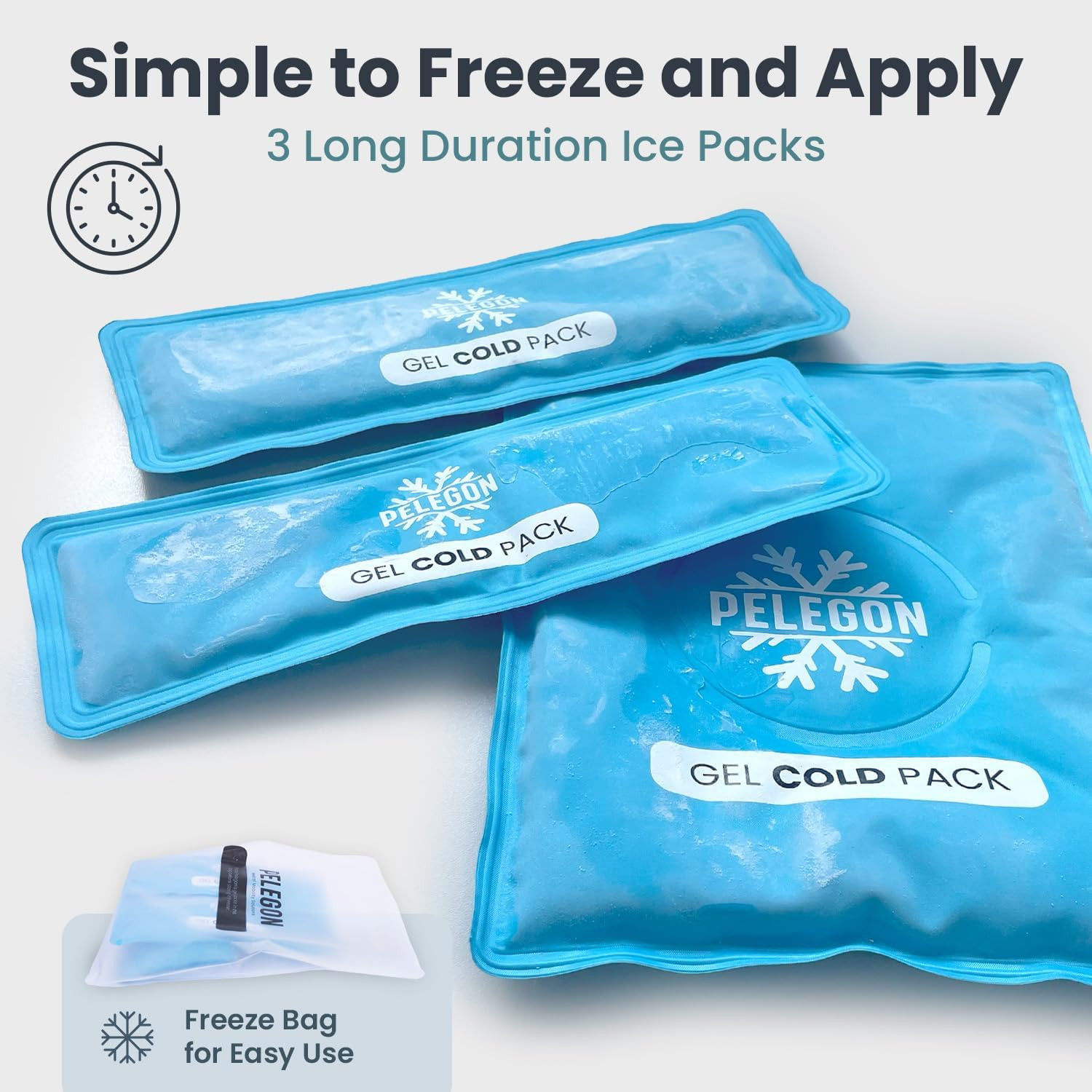 Knee Ice Pack Wrap - Adjustable Ice Pack for Knees Surgery, Replacement, Arthrit