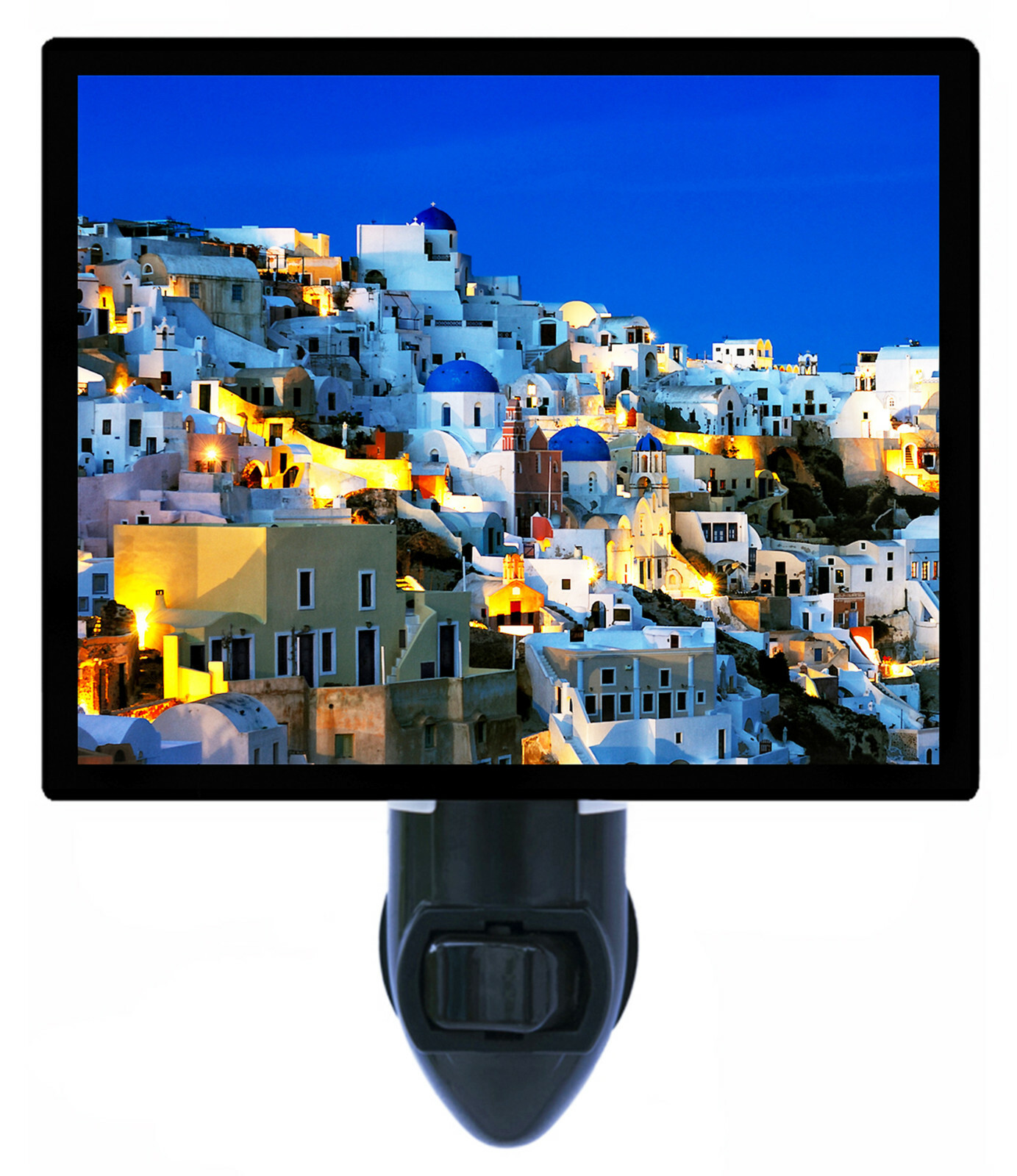 Greece Decorative Photo Night Light, Santorini, Greek