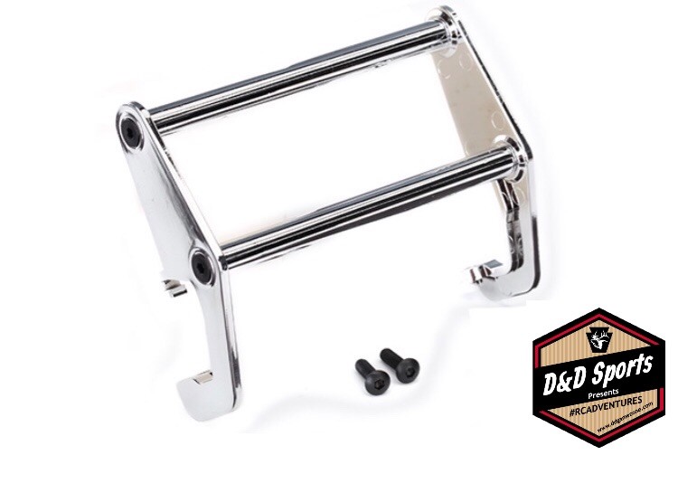 Traxxas 8066 TRX-4 Bronco Bumper Push Bar (Chrome)