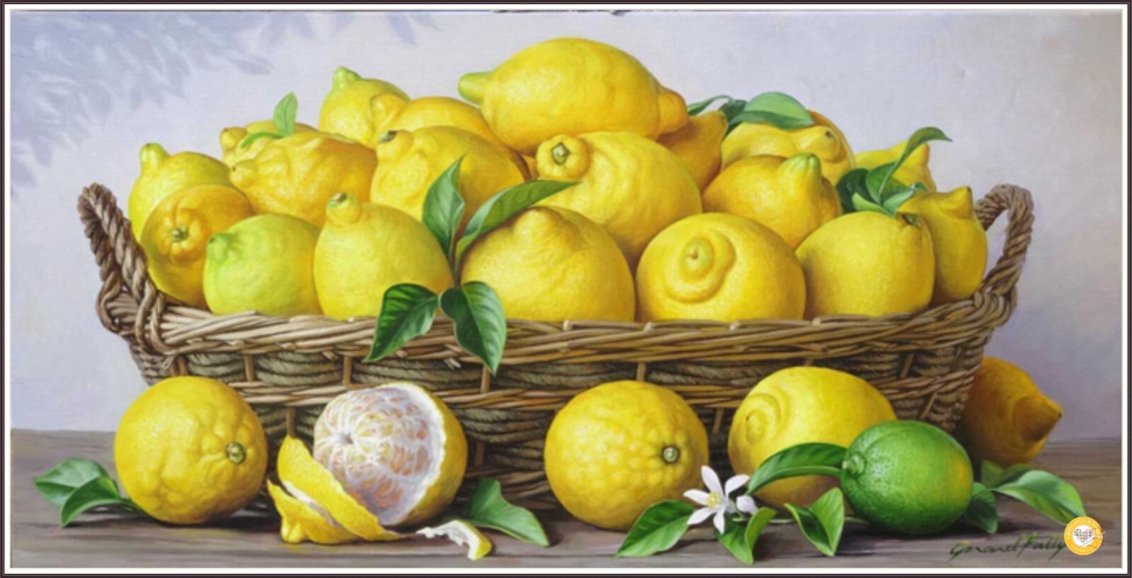 Bowl of lemons 17 Chart Counted Cross Stitch Pattern Needlework craft