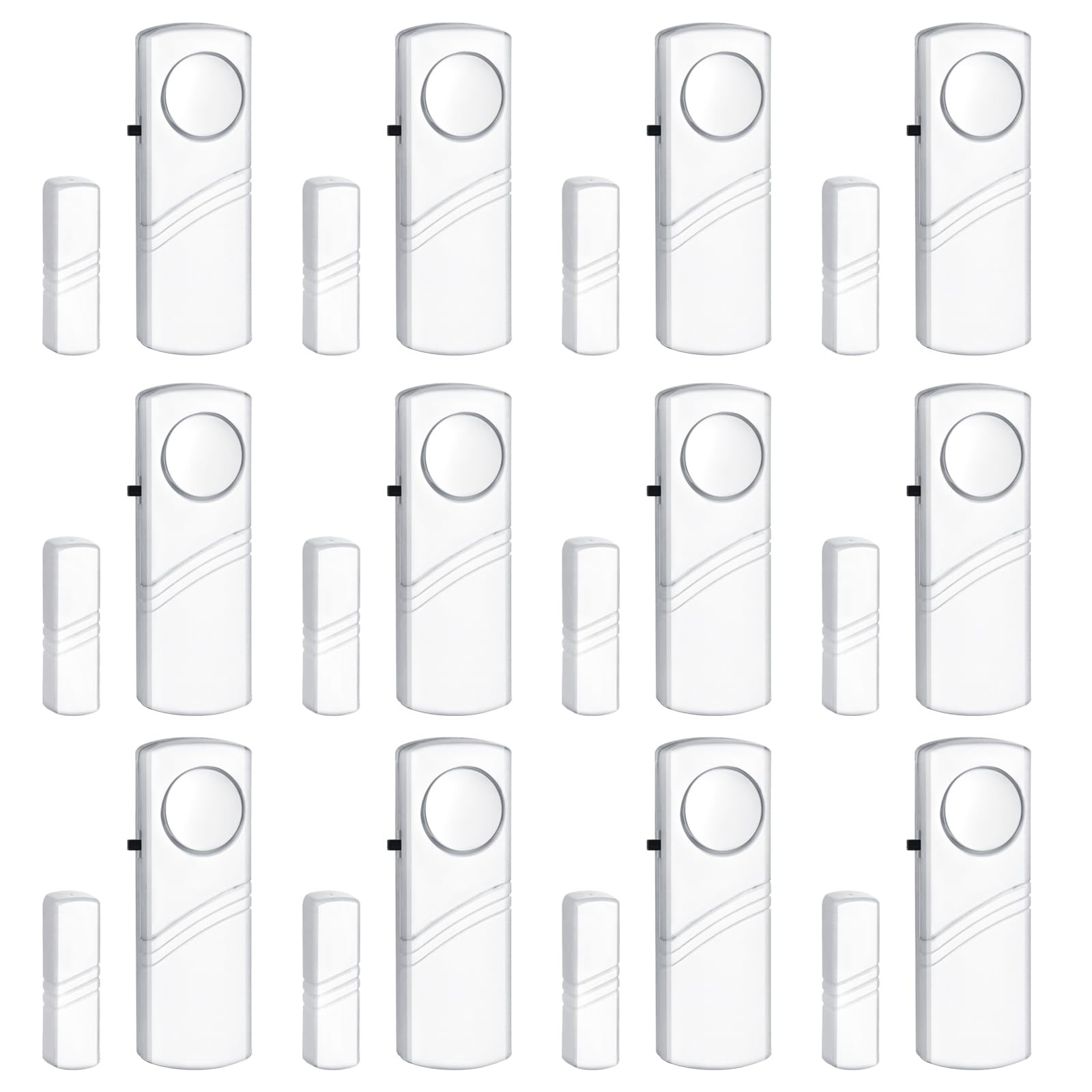 Door Window Alarm, 95DB Alarms for Kids Safety, Wireless Sensor White
