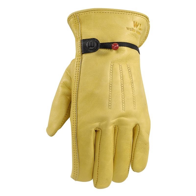 Wells Lamont Cowhide Leather Driver Saddletan Gloves XL #1132XL NEW