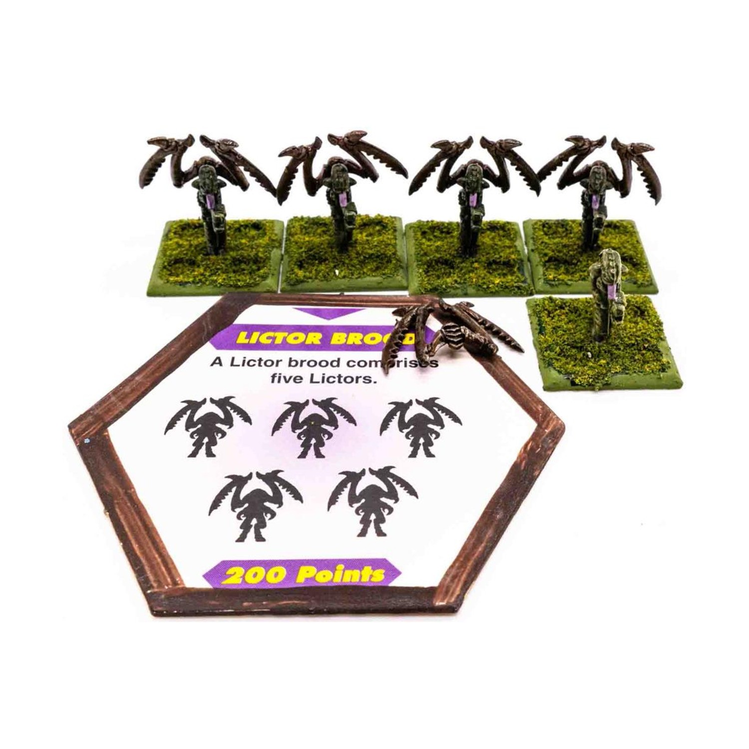 GW Epic 40k Tyranid Plastic Lictor Collection #8 NM