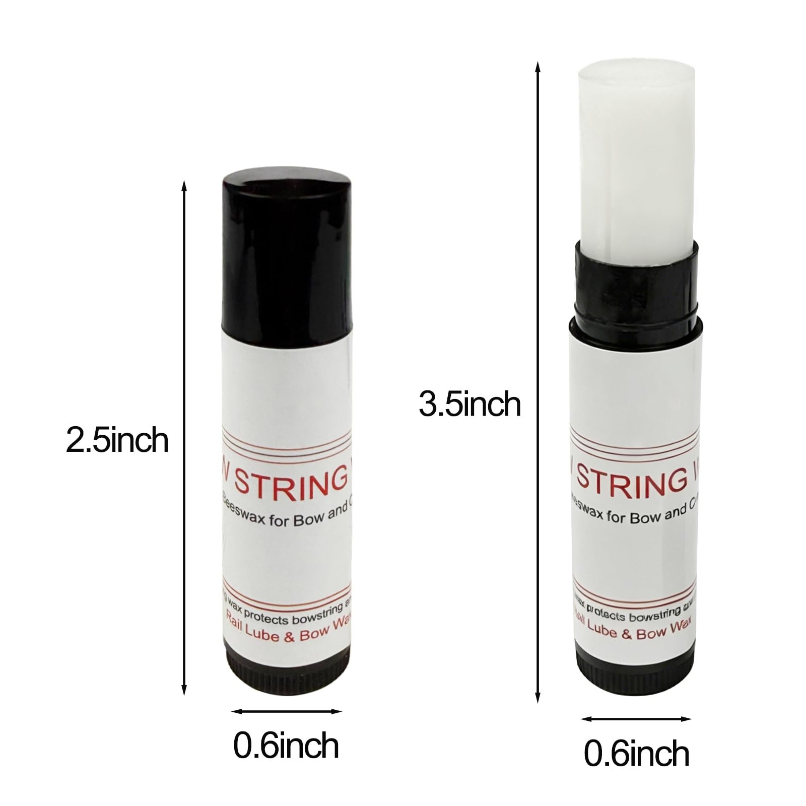 - QI HUO JU - 5pcs Bow String Wax Waterproof Bowstring Odorless & Black