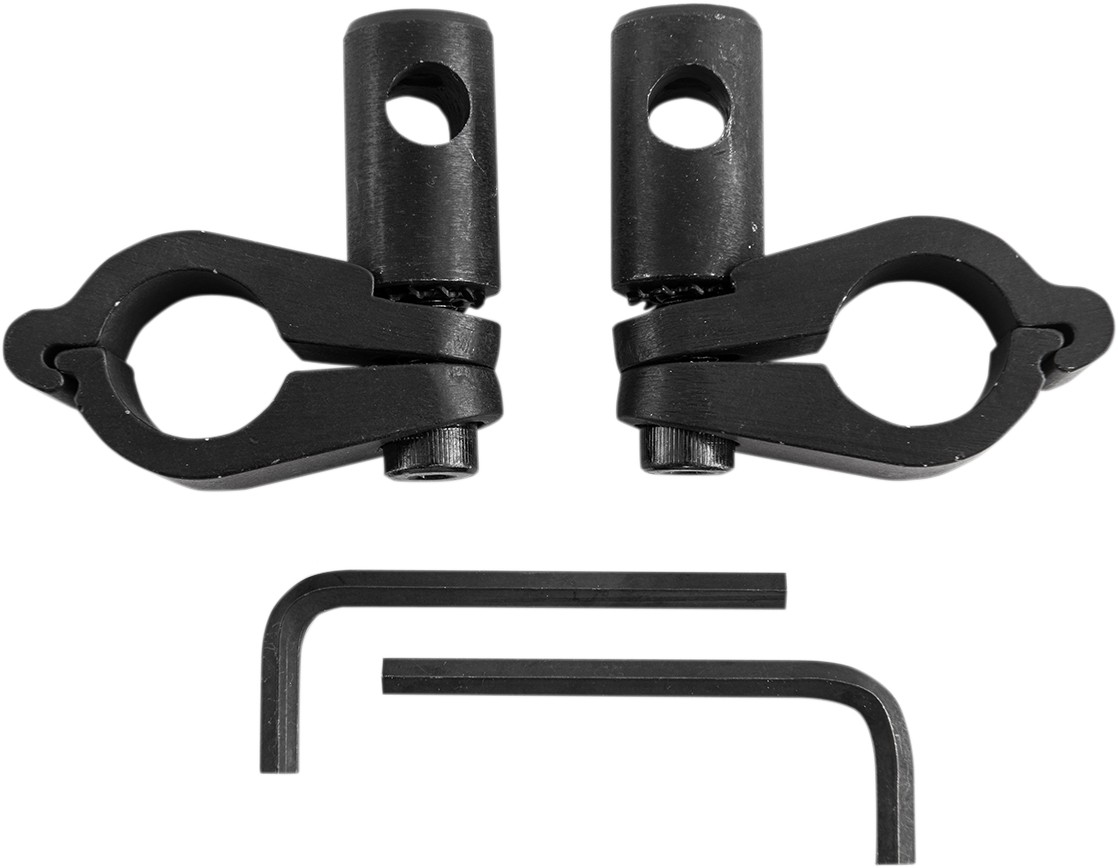 Slipstreamer 7/8in. Round Bar Adapters for HD3 Windshields #7/8INCH