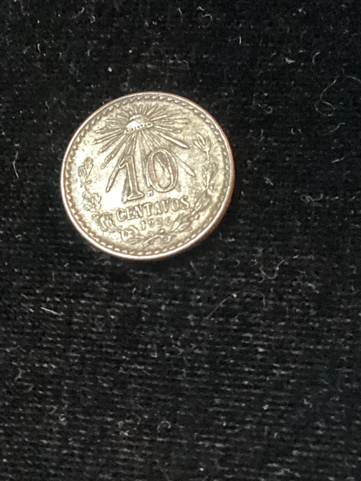 1926-M Mexico Silver 10 Centavos Hard Date XF Mexico City Mint See  In Photos!