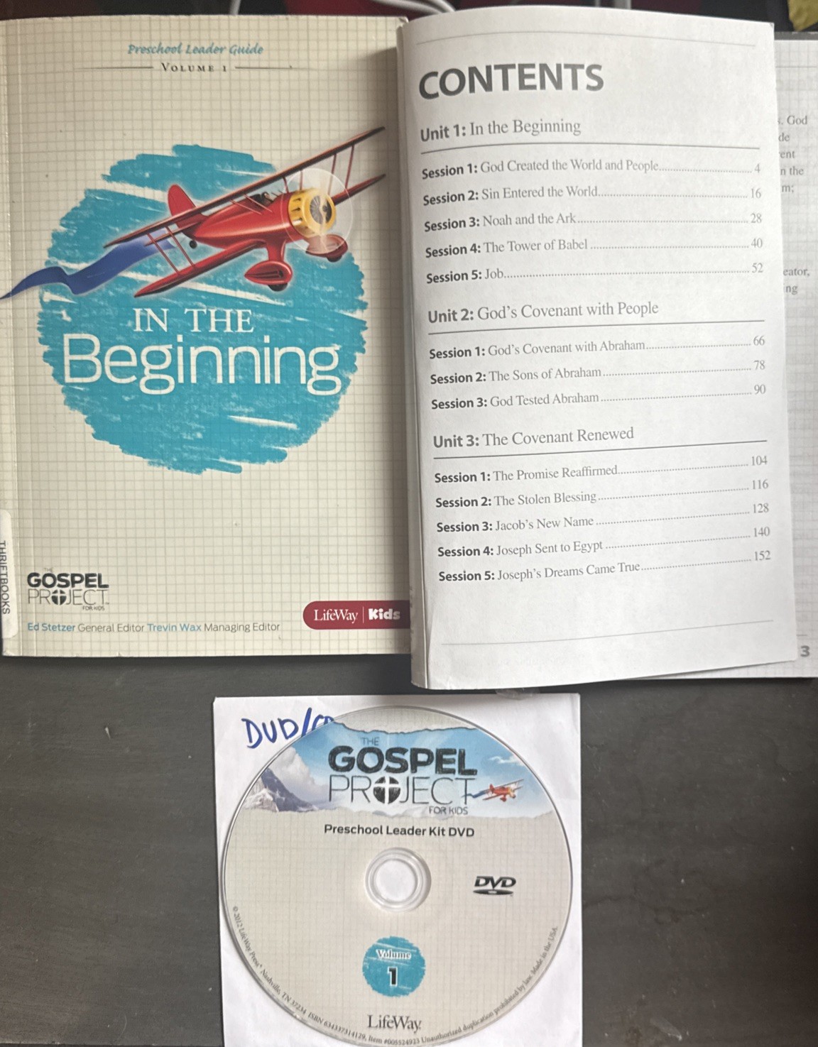 The Gospel Project; Vol 1:Preschool  Guide; With Worship DVD